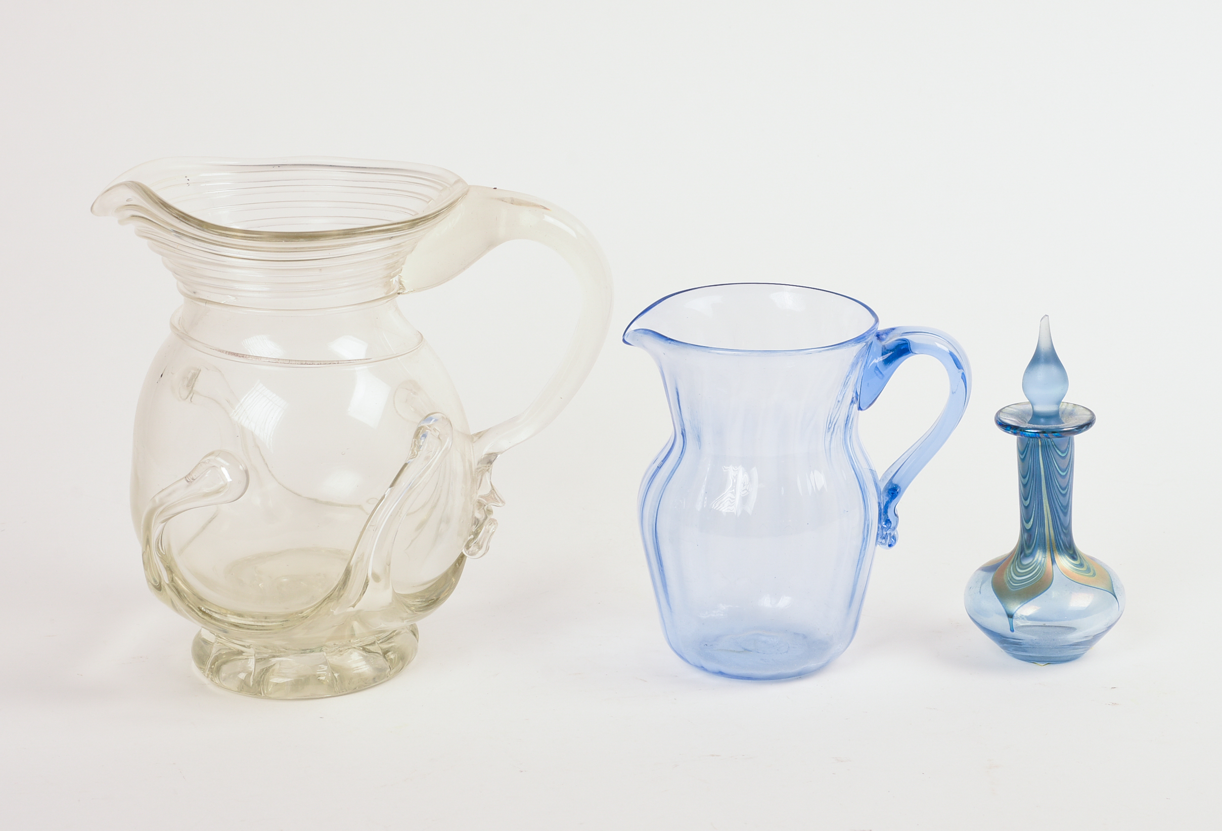 Three Blown Glass Pieces.