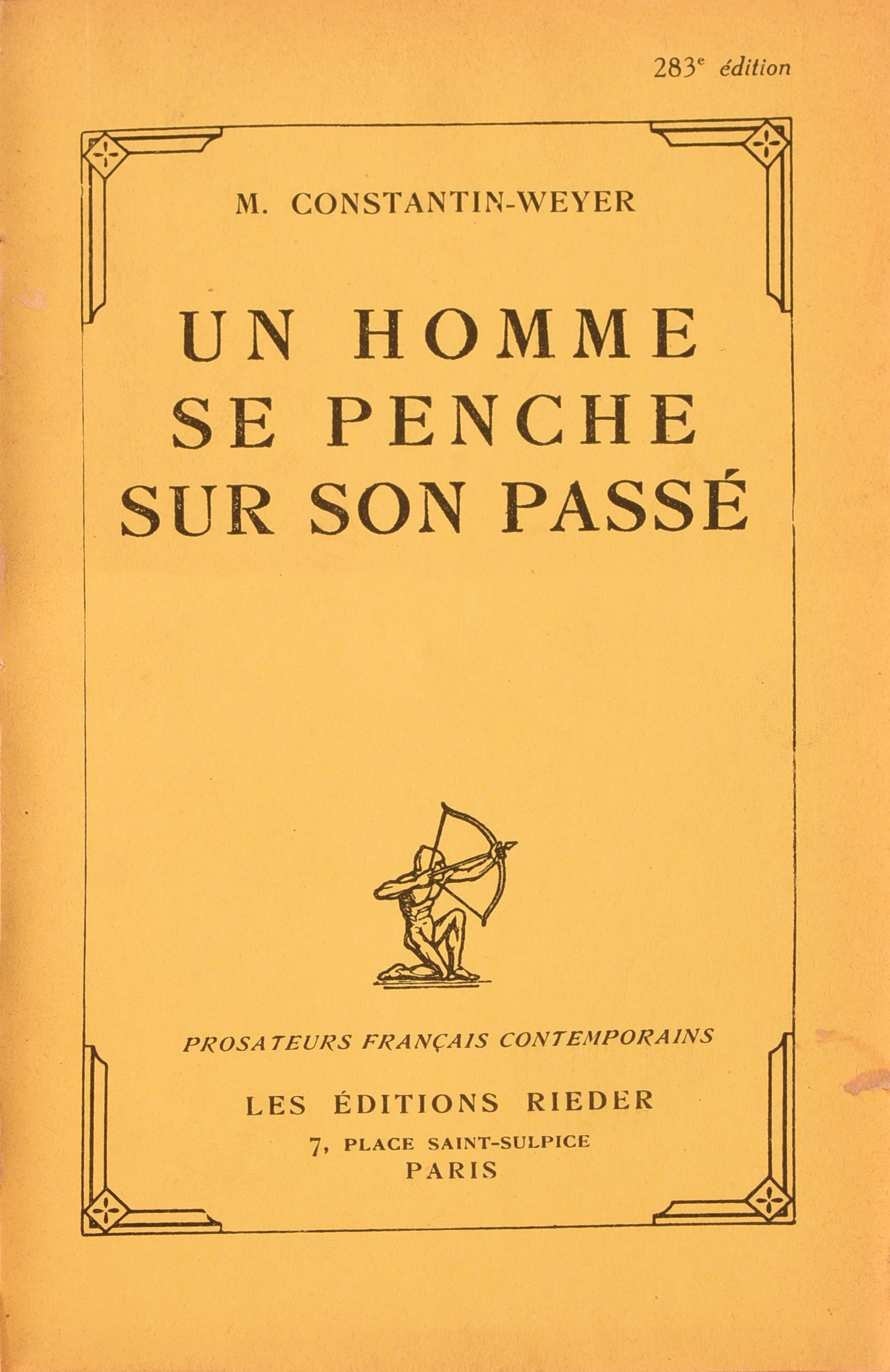 Four French Leather Bound Books.