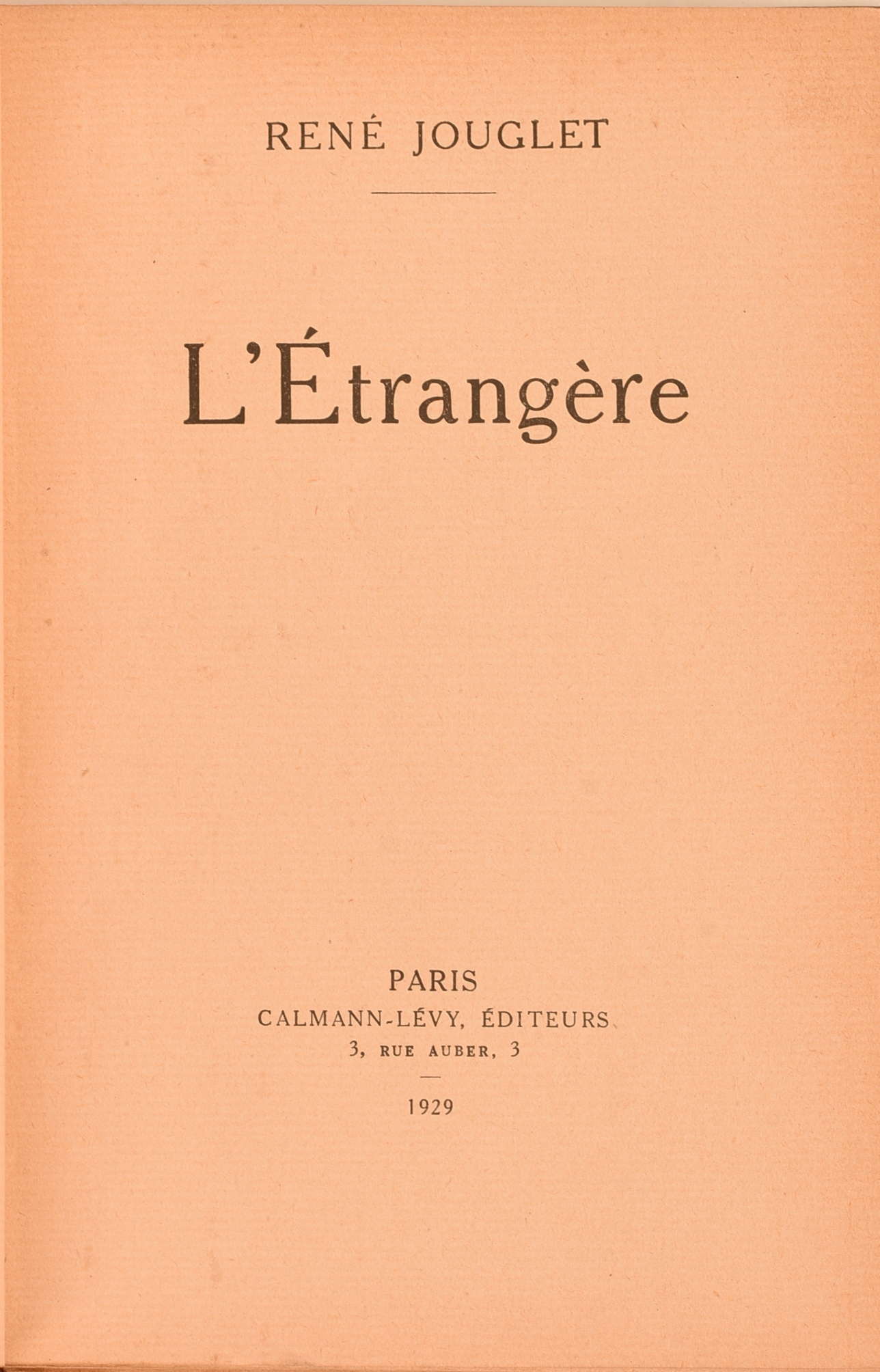Four French Leather Bound Books.