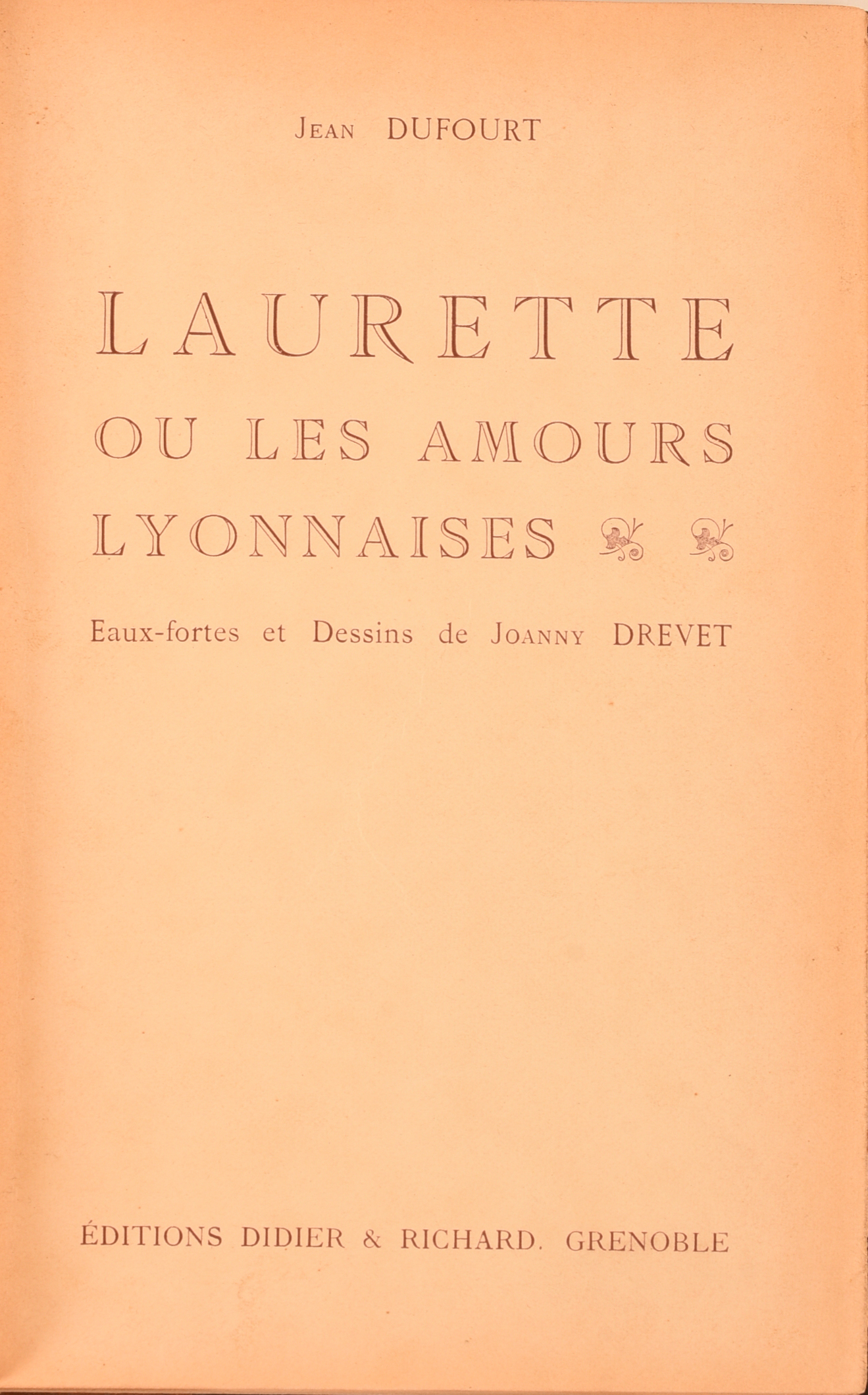 Four French Leather Bound Books.