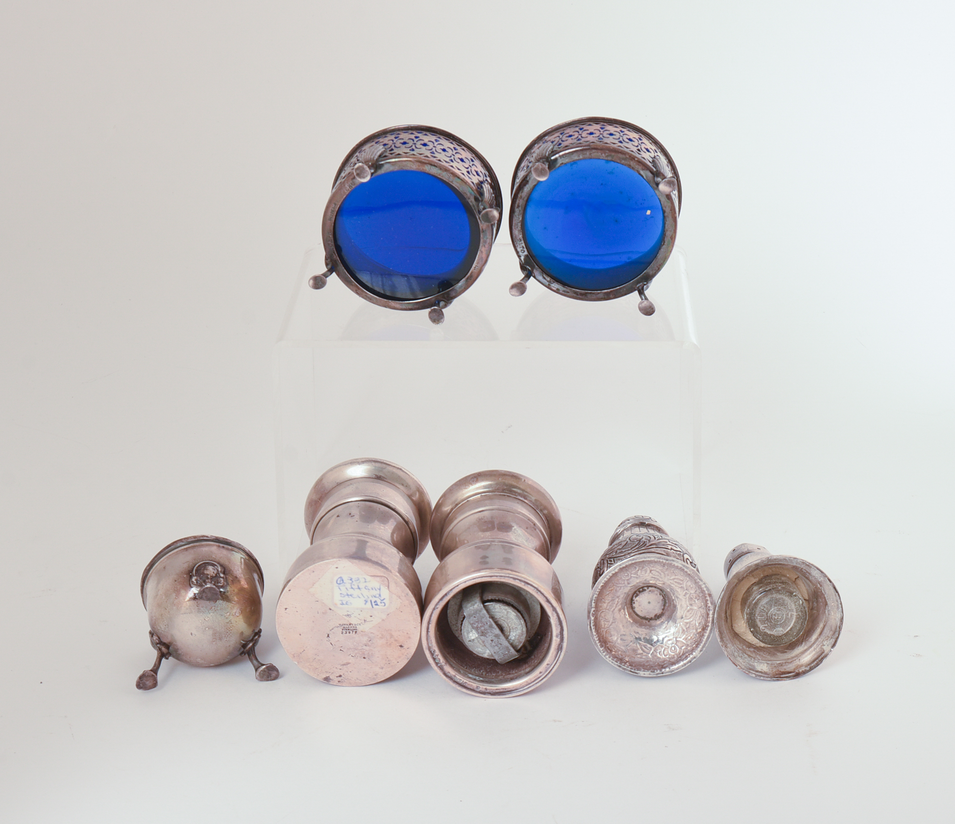 Five Silver Salts and a Pepper Grinder.