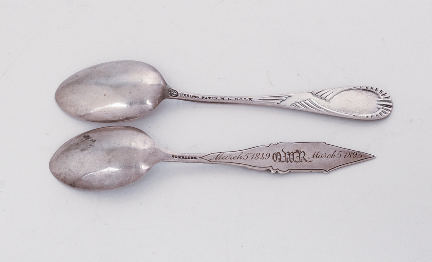 Two Sterling Silver Souveneir Spoons.