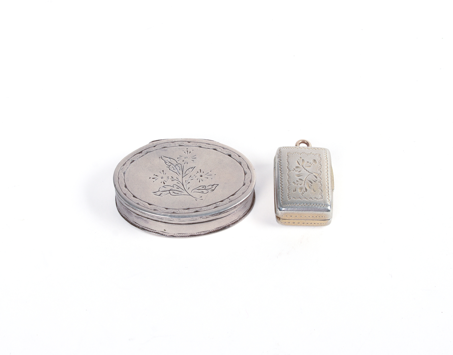 Two Sterling Silver Vinagrettes.