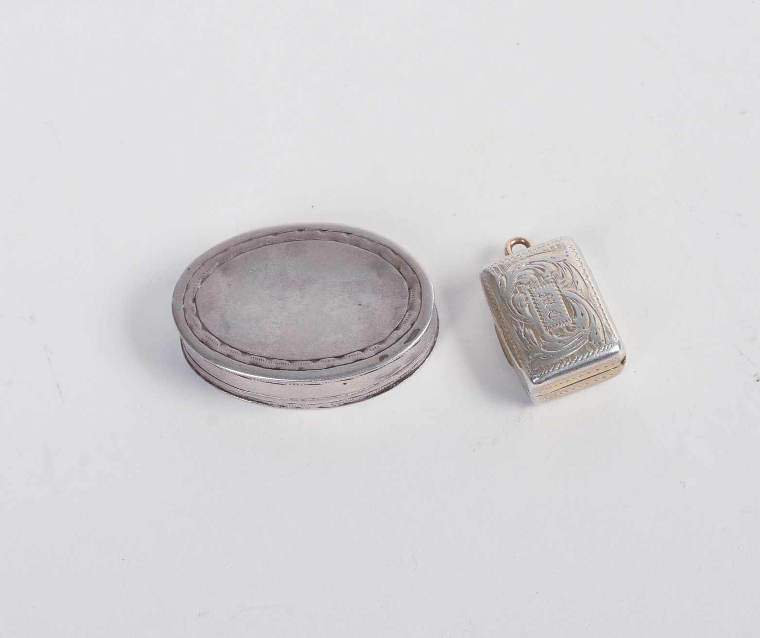 Two Sterling Silver Vinagrettes.