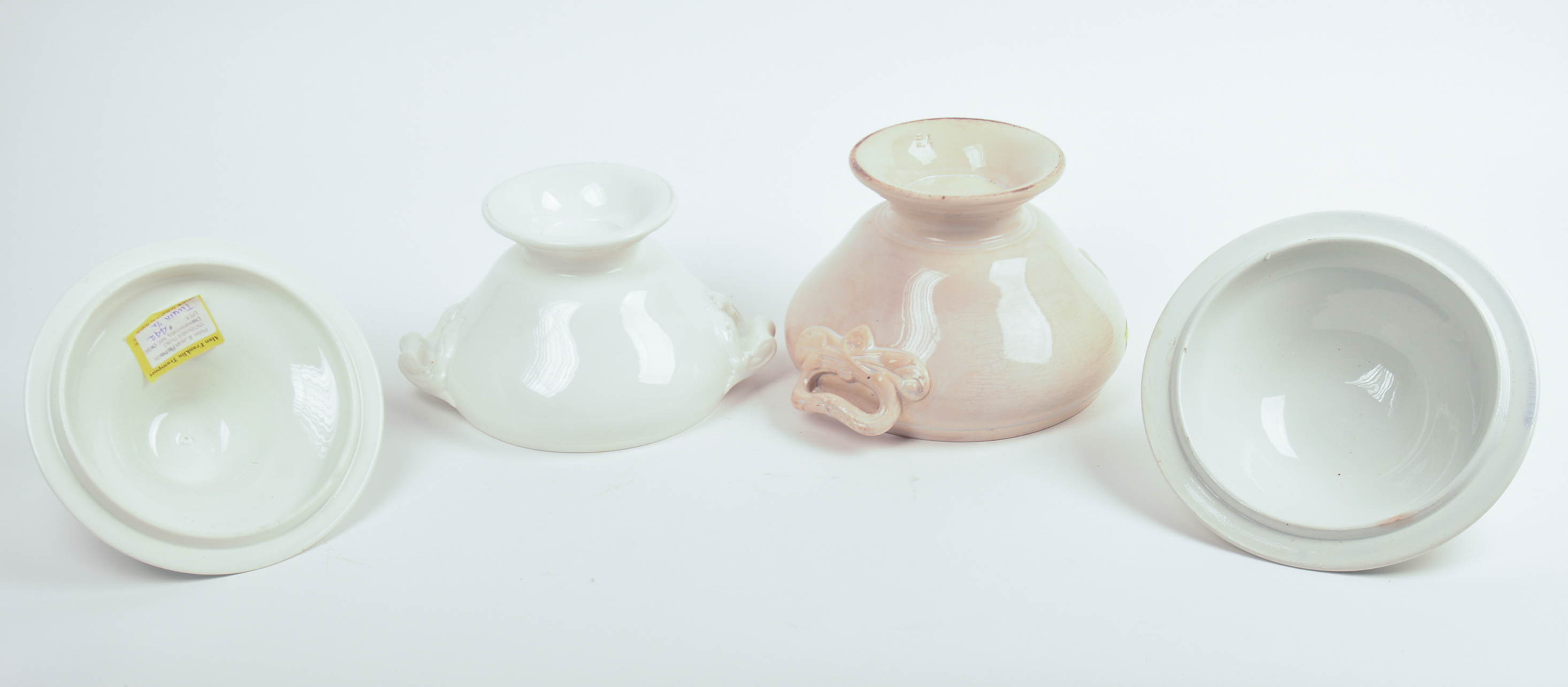 Two French Porcelain Soup Tureens.