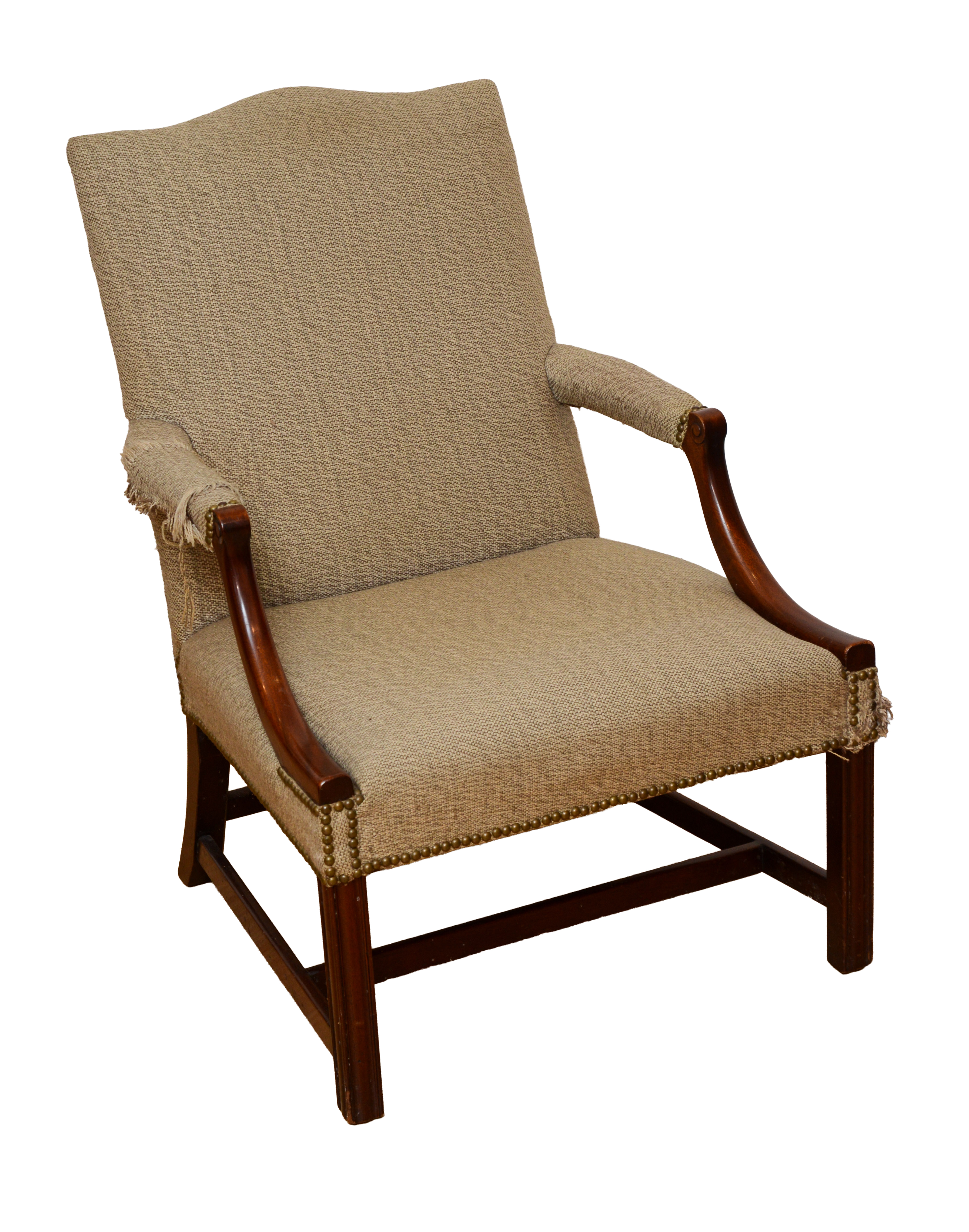 Hepplewhite Style Lolling Chair.
