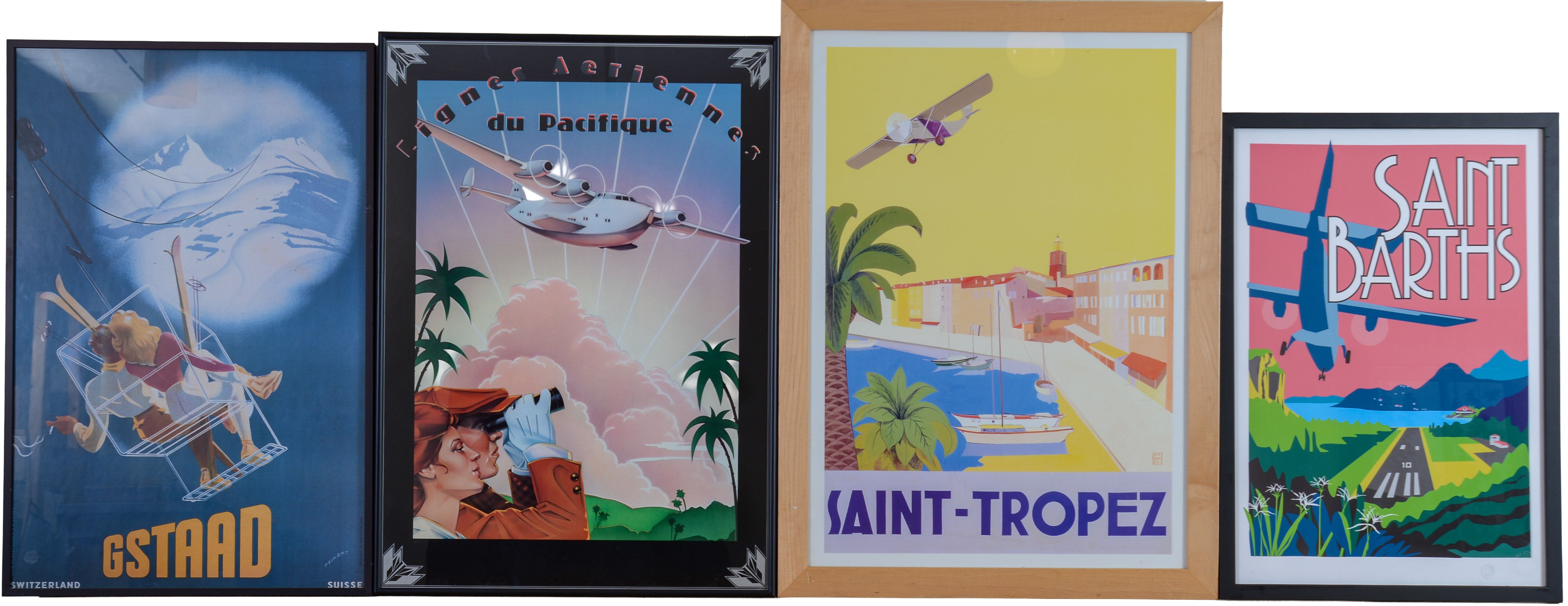 Four Travel Posters.