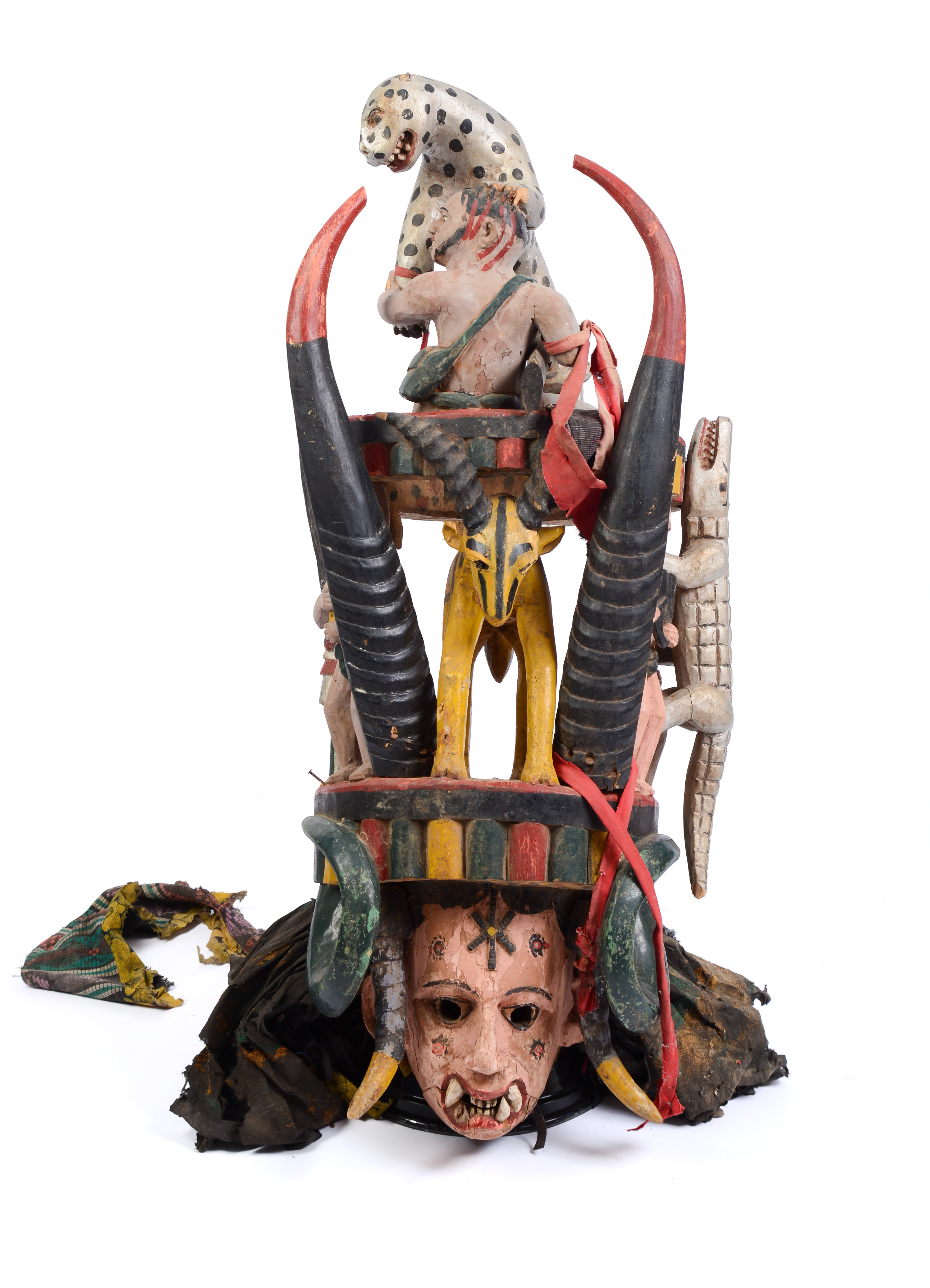 Large African Tribal Headdress.