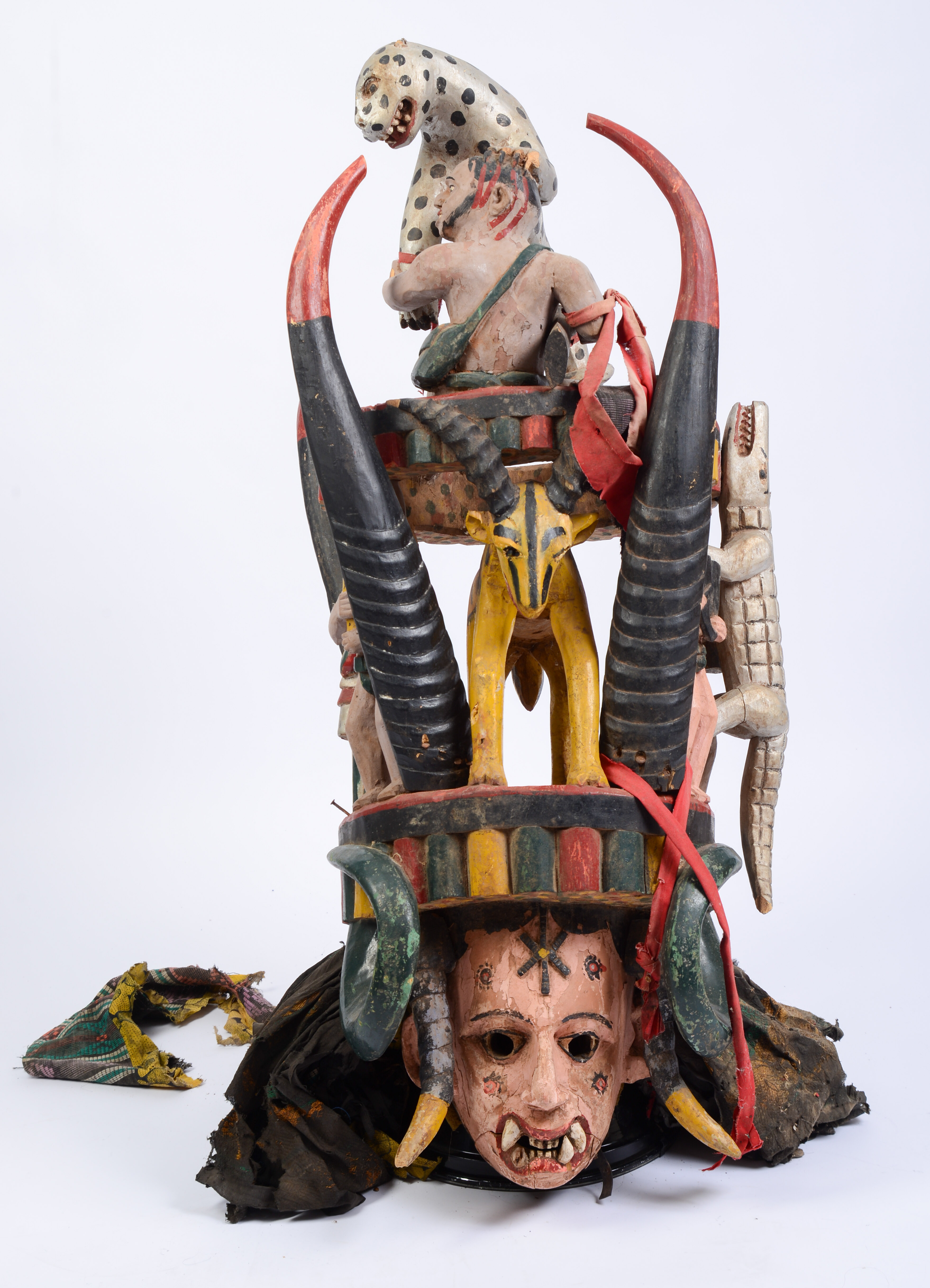 Large African Tribal Headdress.