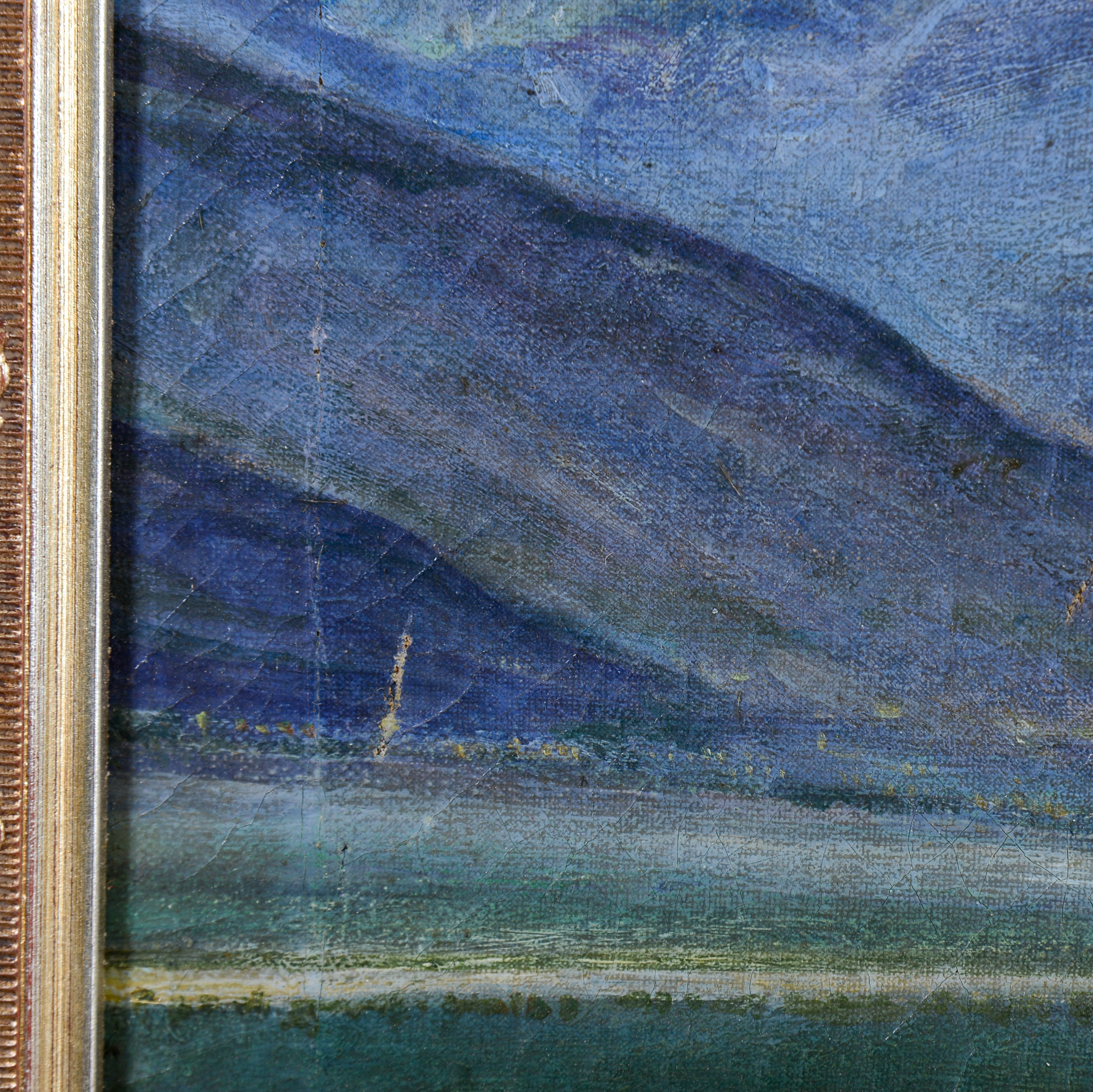 Painting of Vaduz, Lichtenstein.