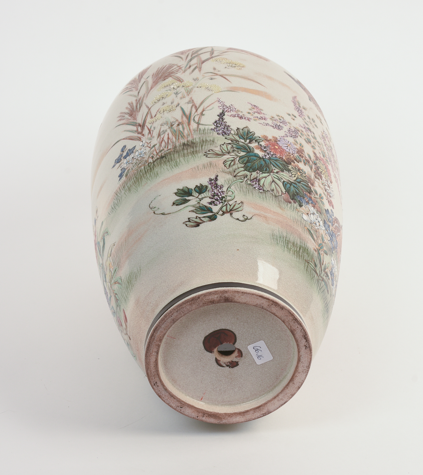 Large Japanese Satsuma Vase.