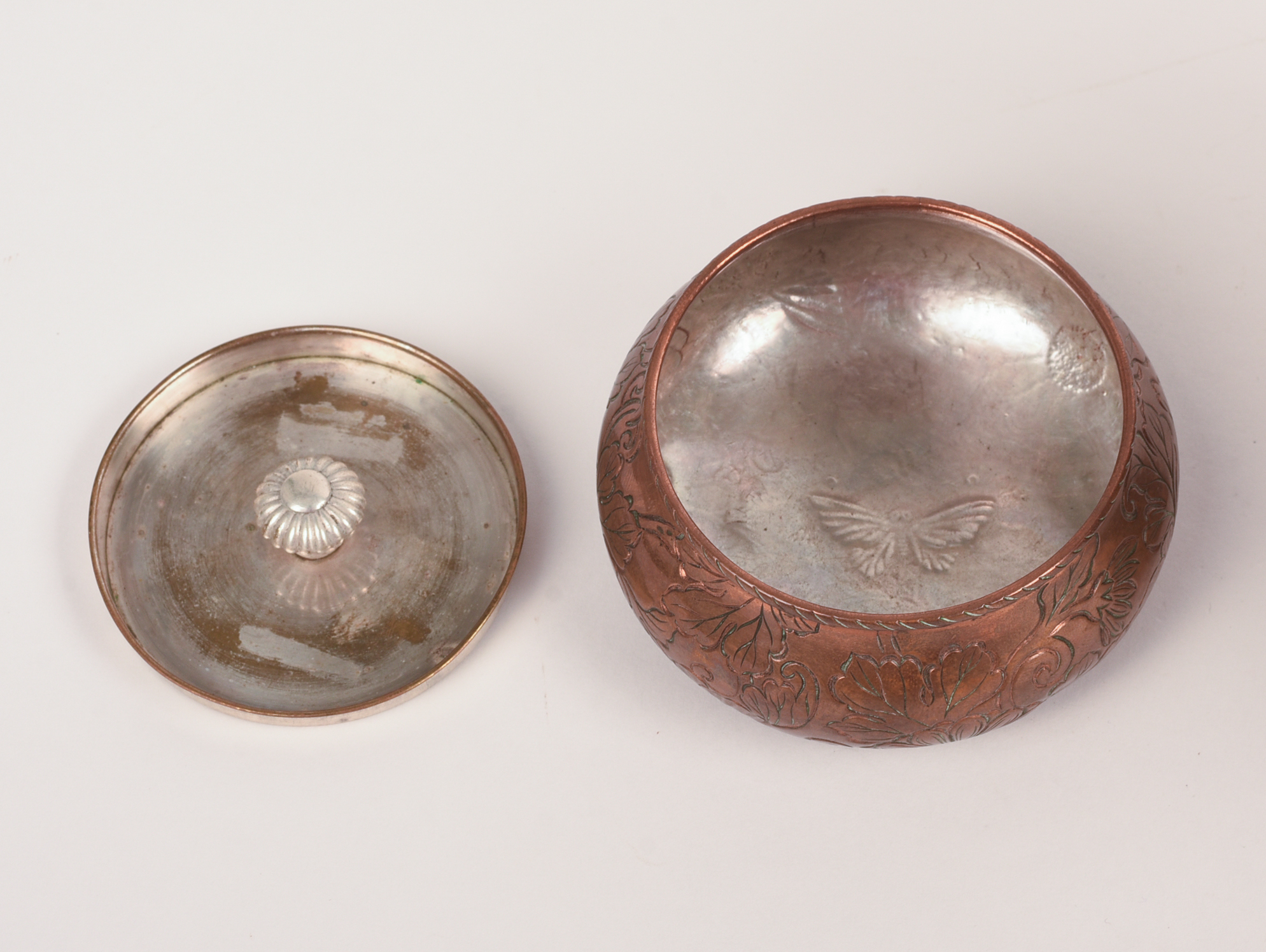 Japanese Copper Tea Caddy.