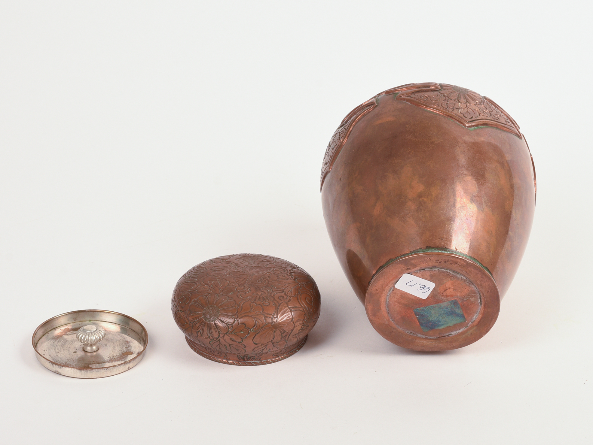 Japanese Copper Tea Caddy.