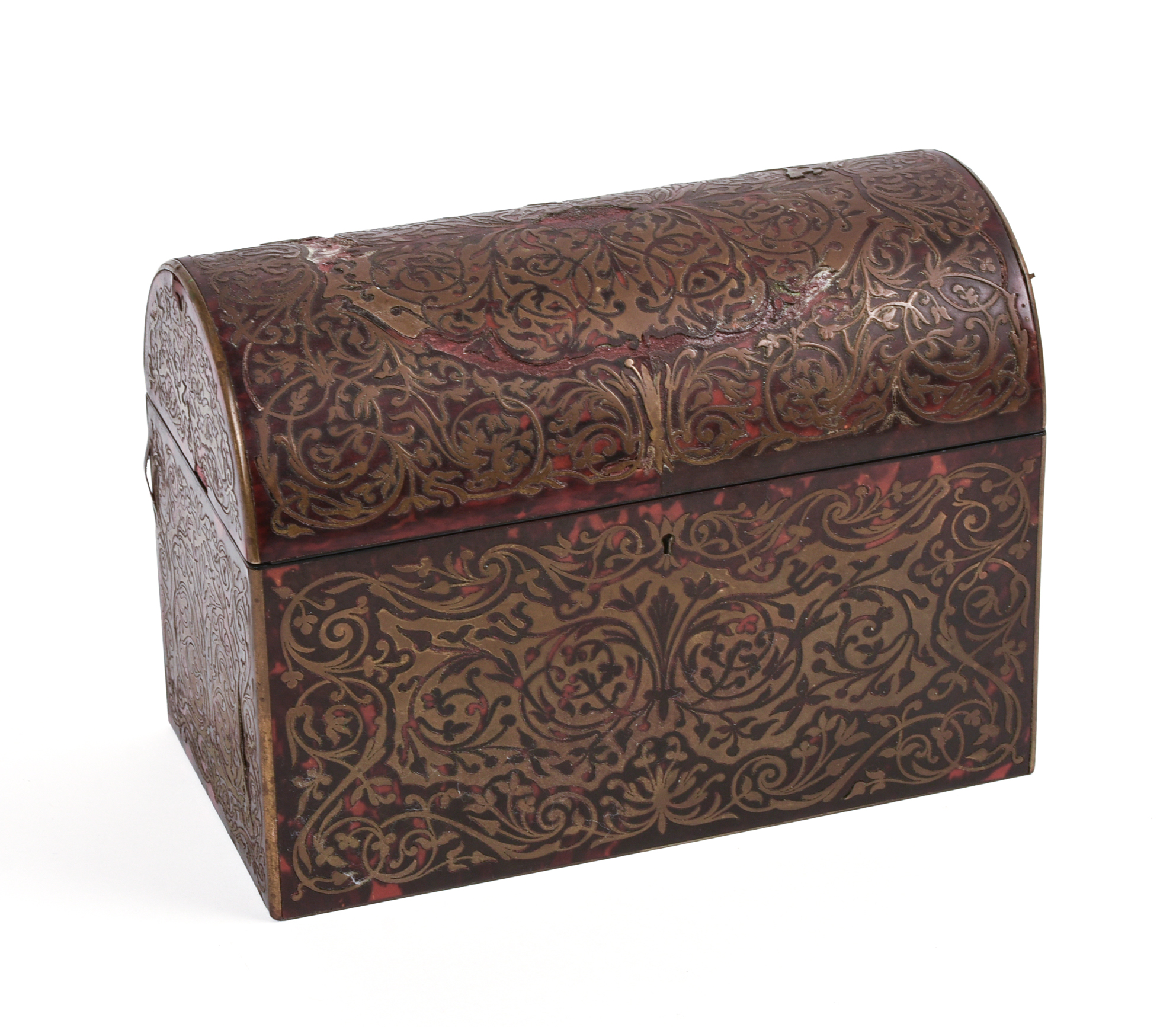 19th Century English Boulle Desk Box.