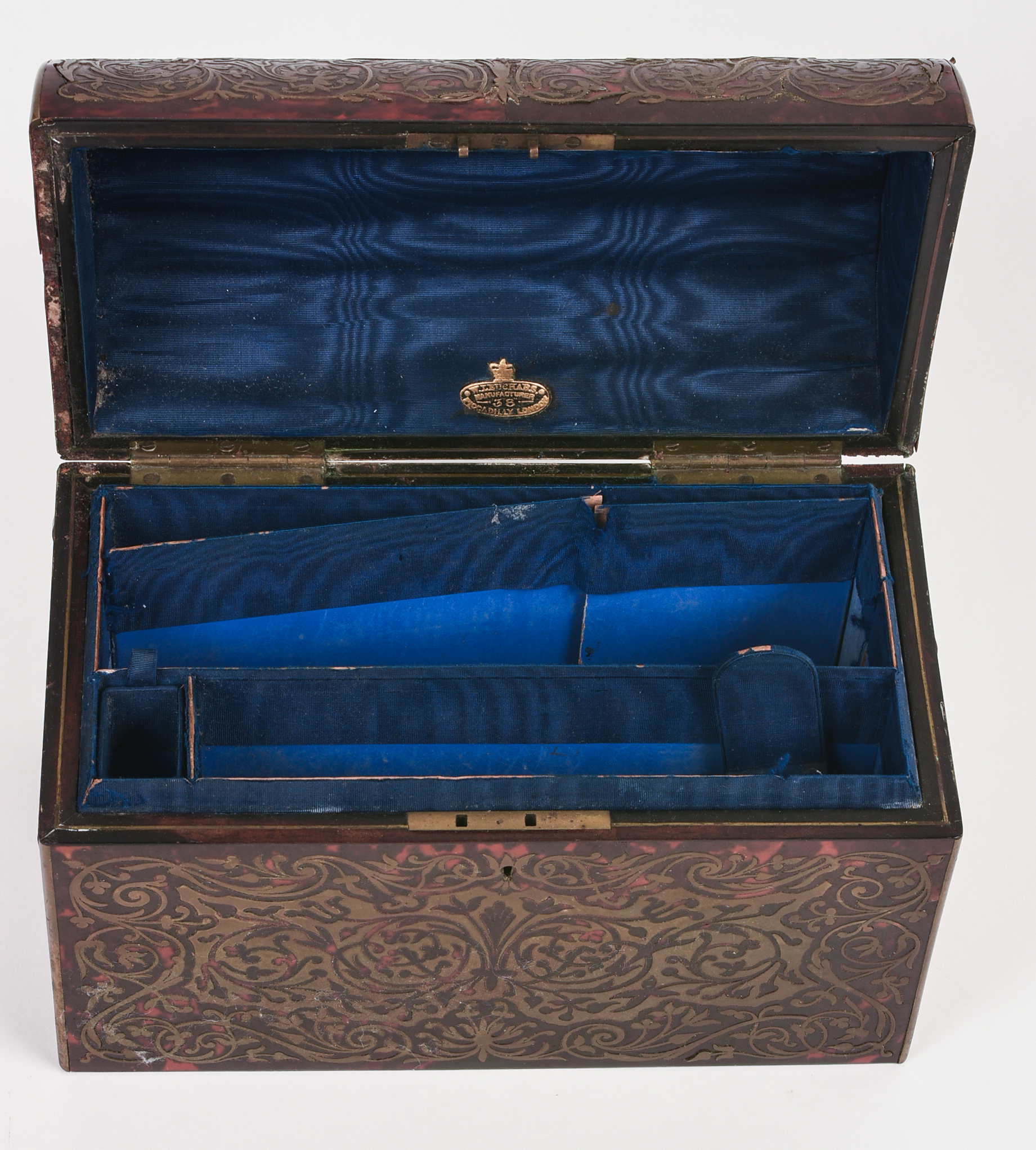 19th Century English Boulle Desk Box.