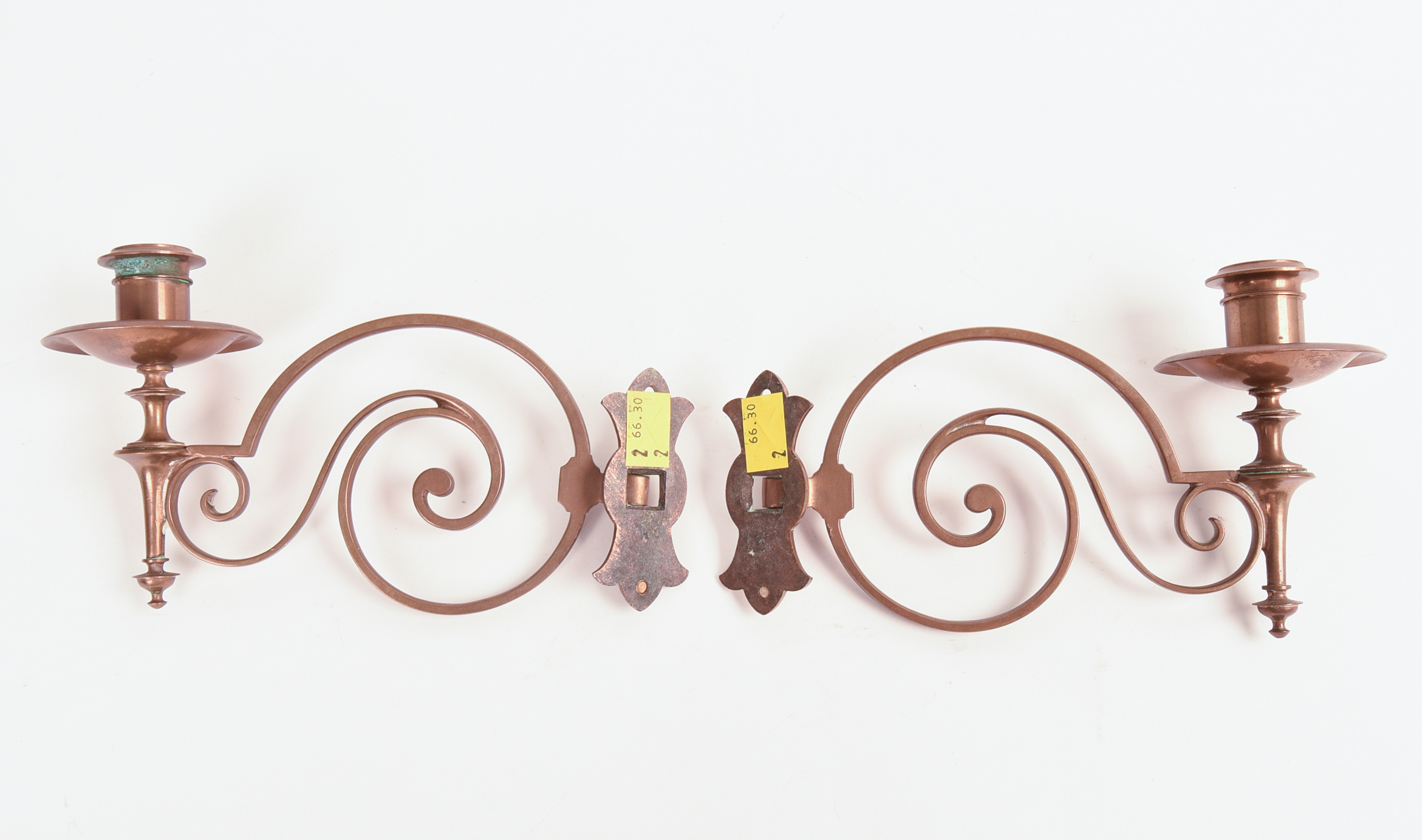 Pair of Bell Metal Sconces