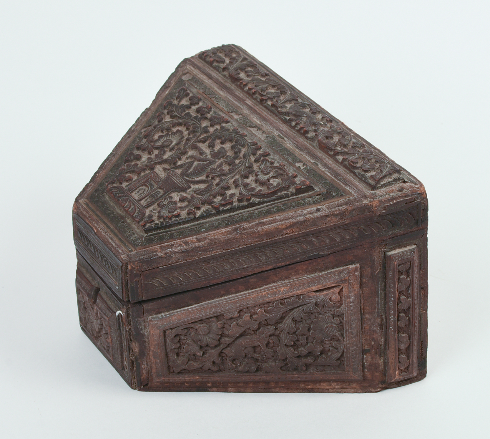 Carved Indian Sandalwood Box