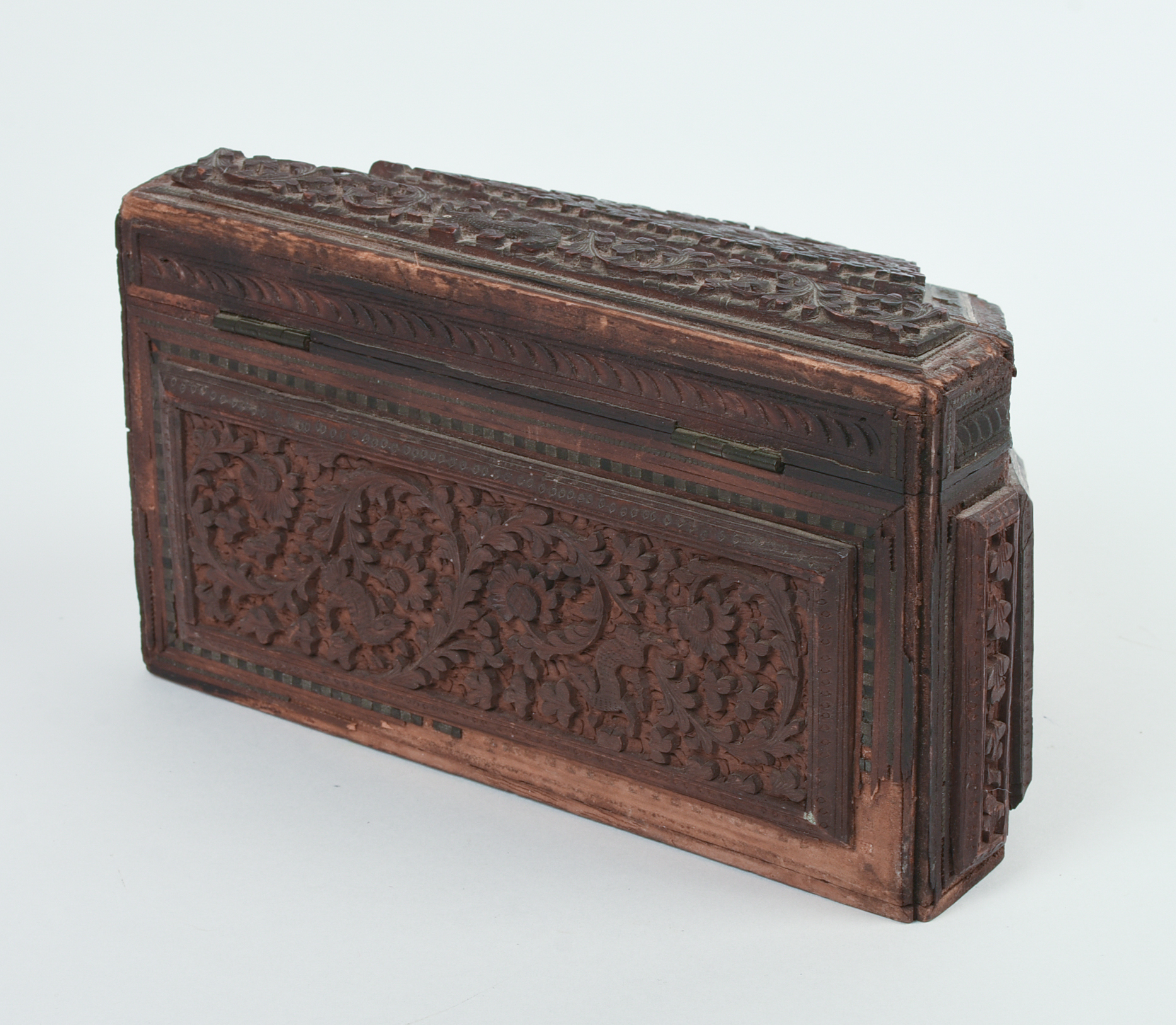 Carved Indian Sandalwood Box