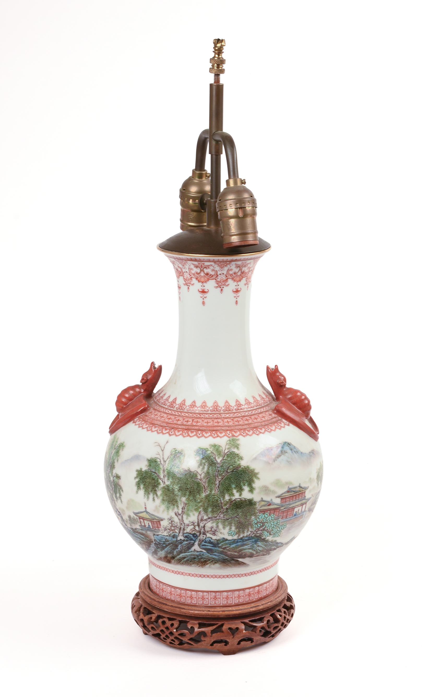 Old Chinese Famille Rose Vase
