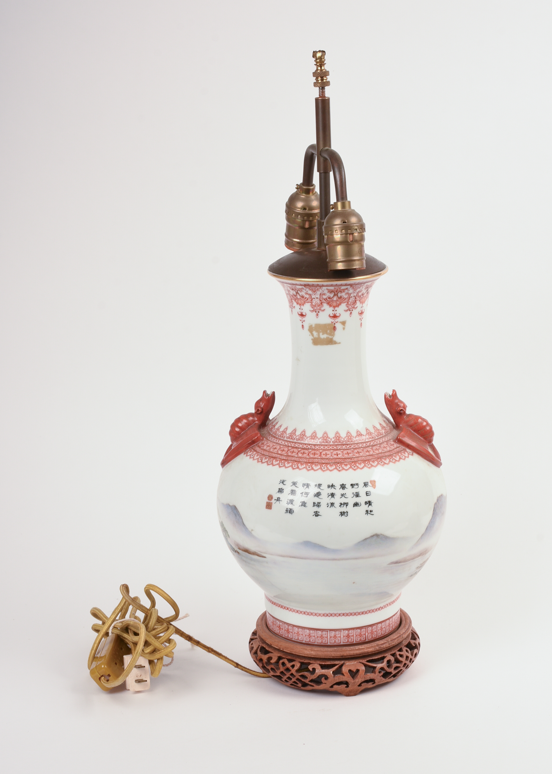 Old Chinese Famille Rose Vase