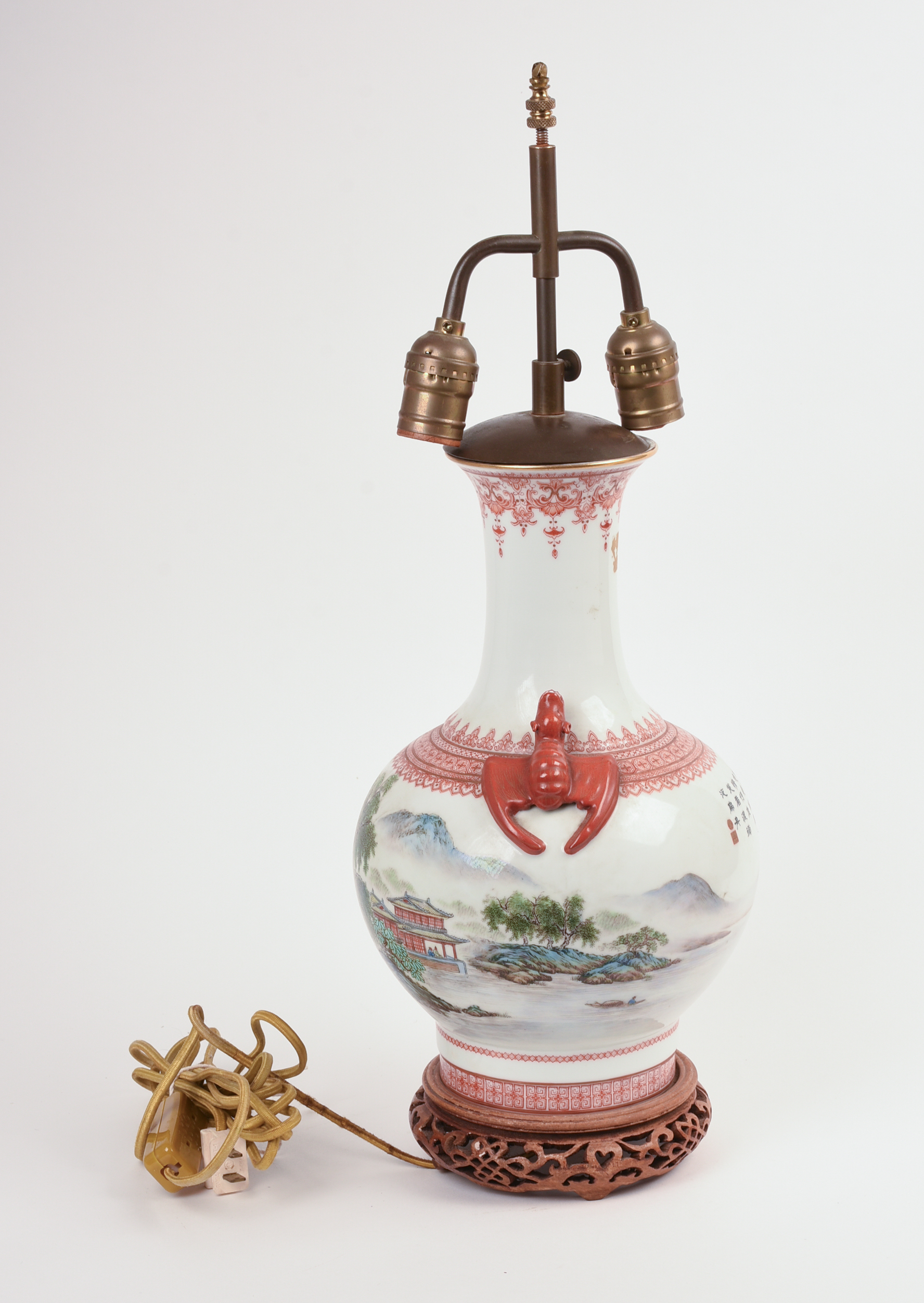 Old Chinese Famille Rose Vase