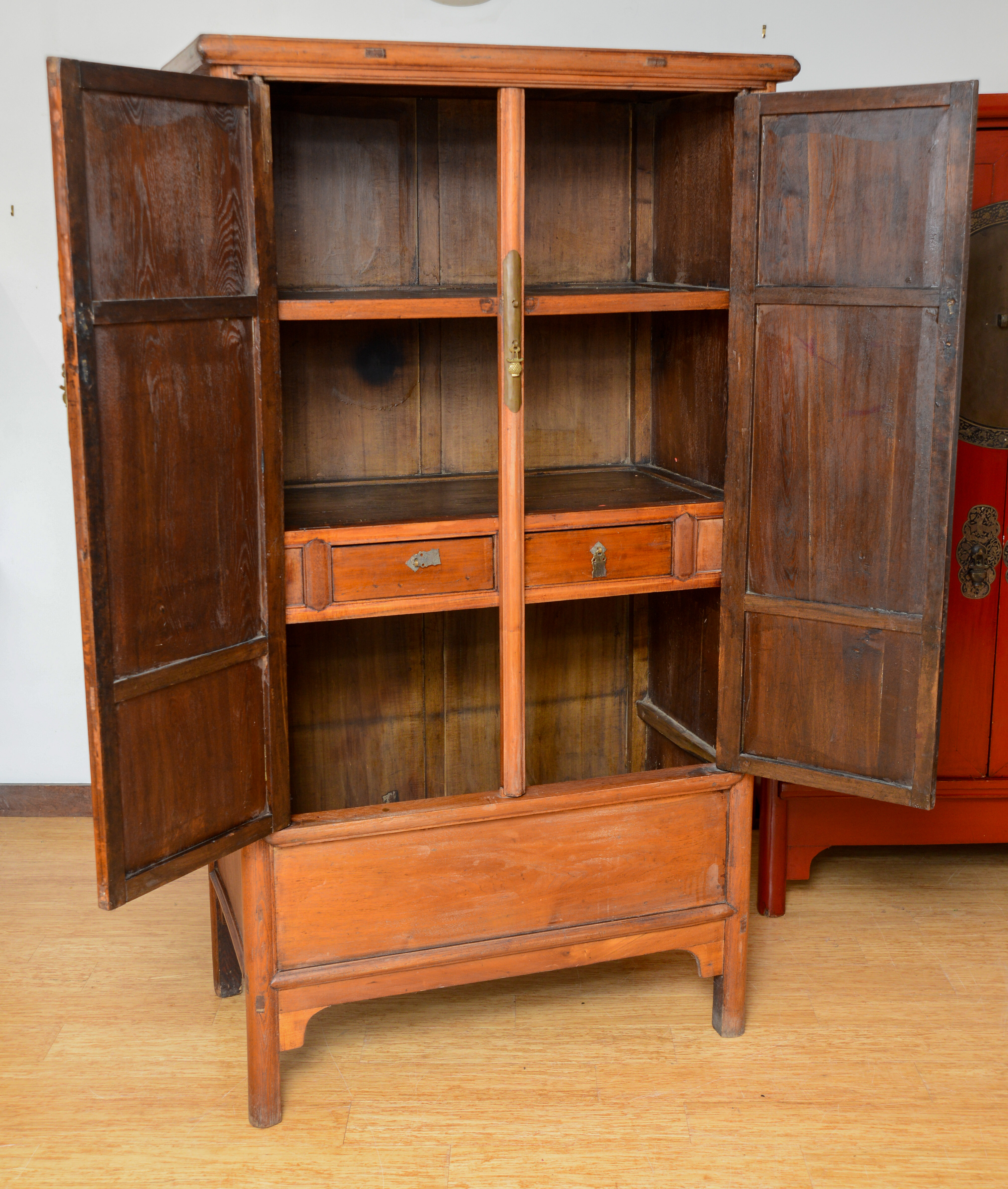 Chinese Two Door Cabinet.