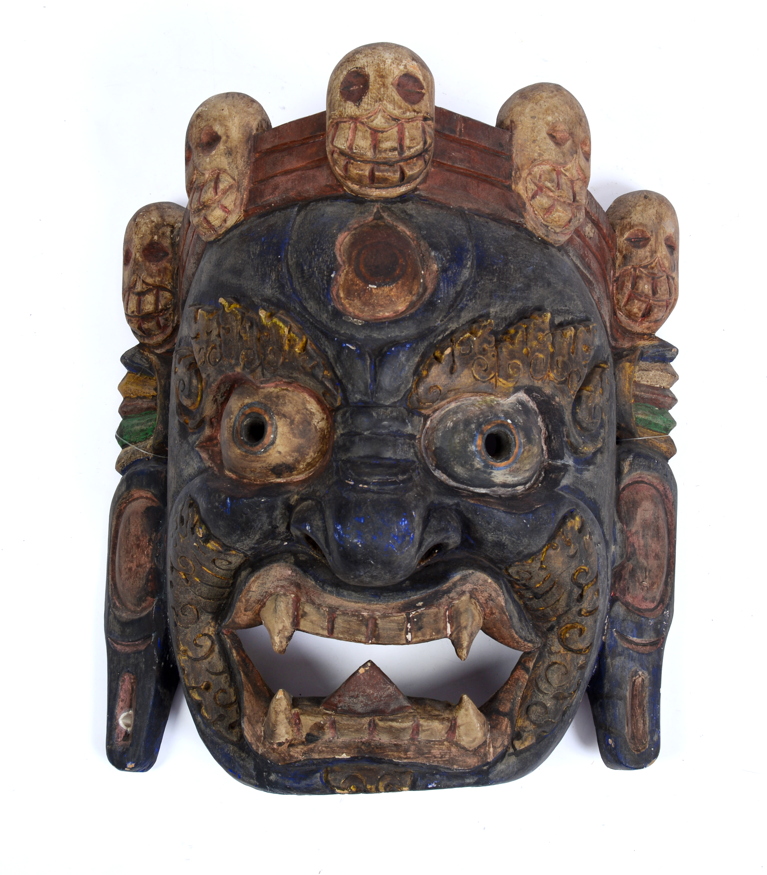 Chinese Carved Wooden Mask