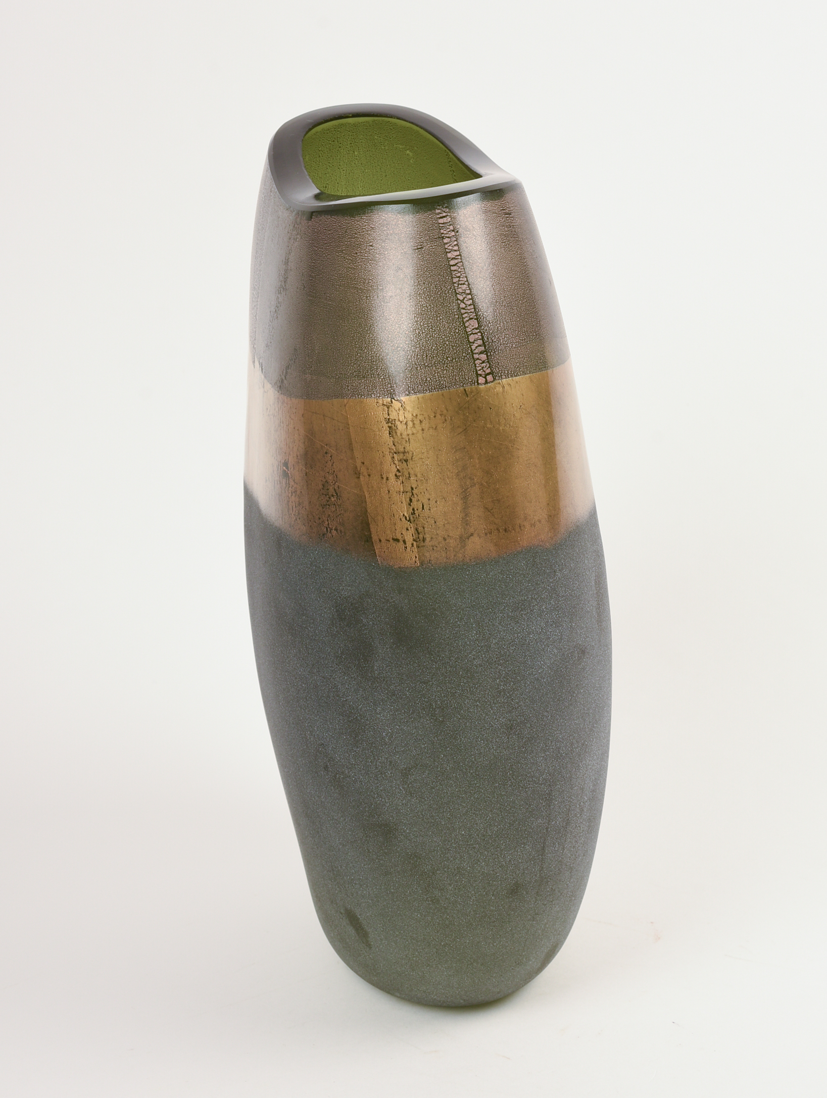Vetreria Bisanzio Murano Glass Vase.