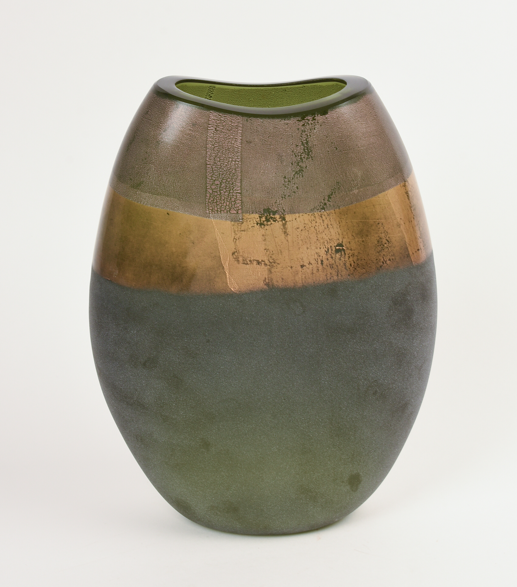 Vetreria Bisanzio Murano Glass Vase.