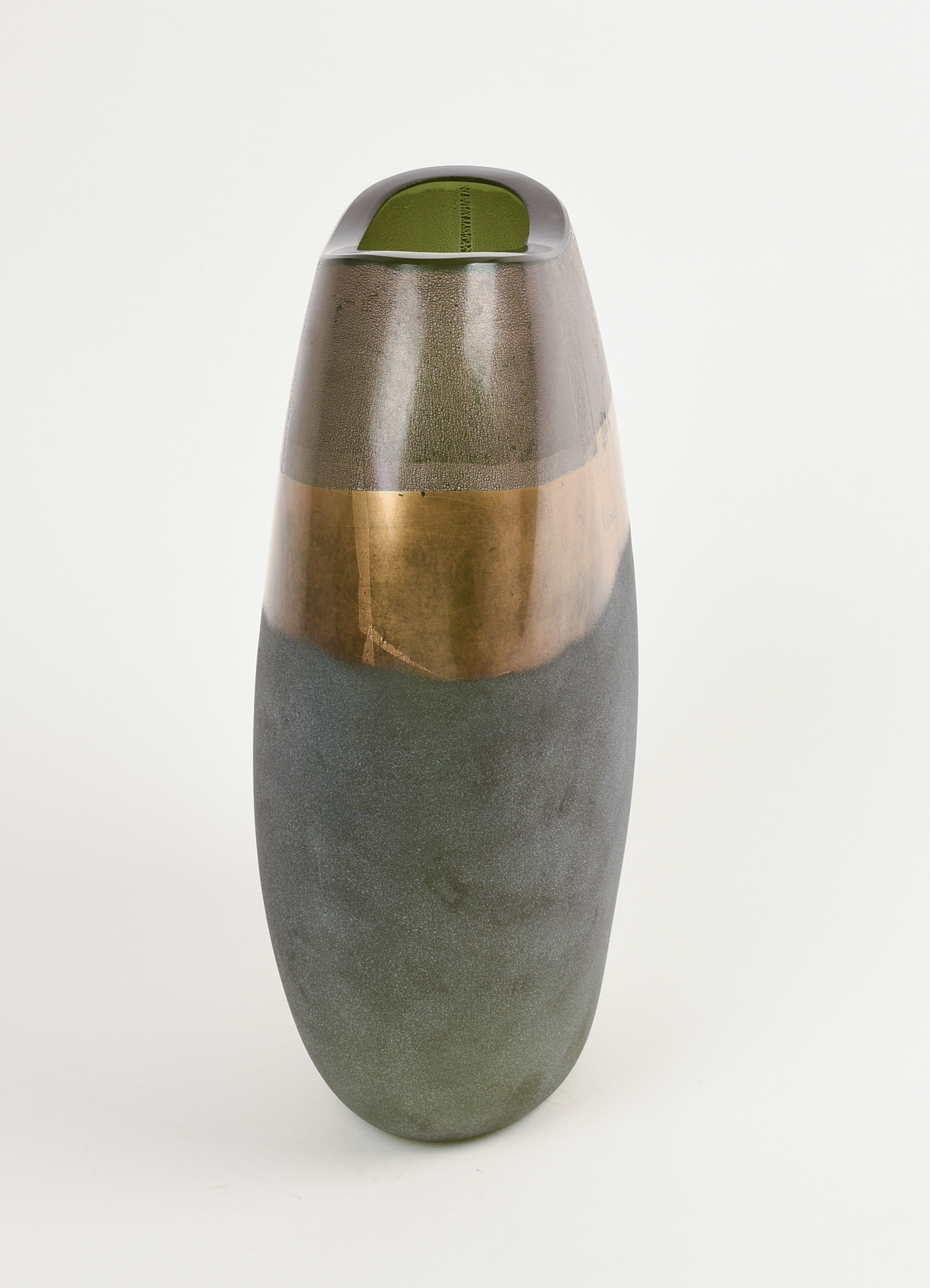 Vetreria Bisanzio Murano Glass Vase.