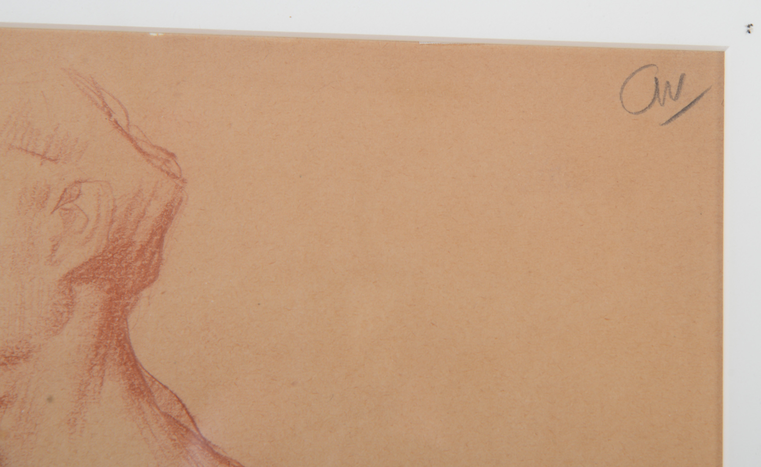 Figure Drawing of a Nude Man.