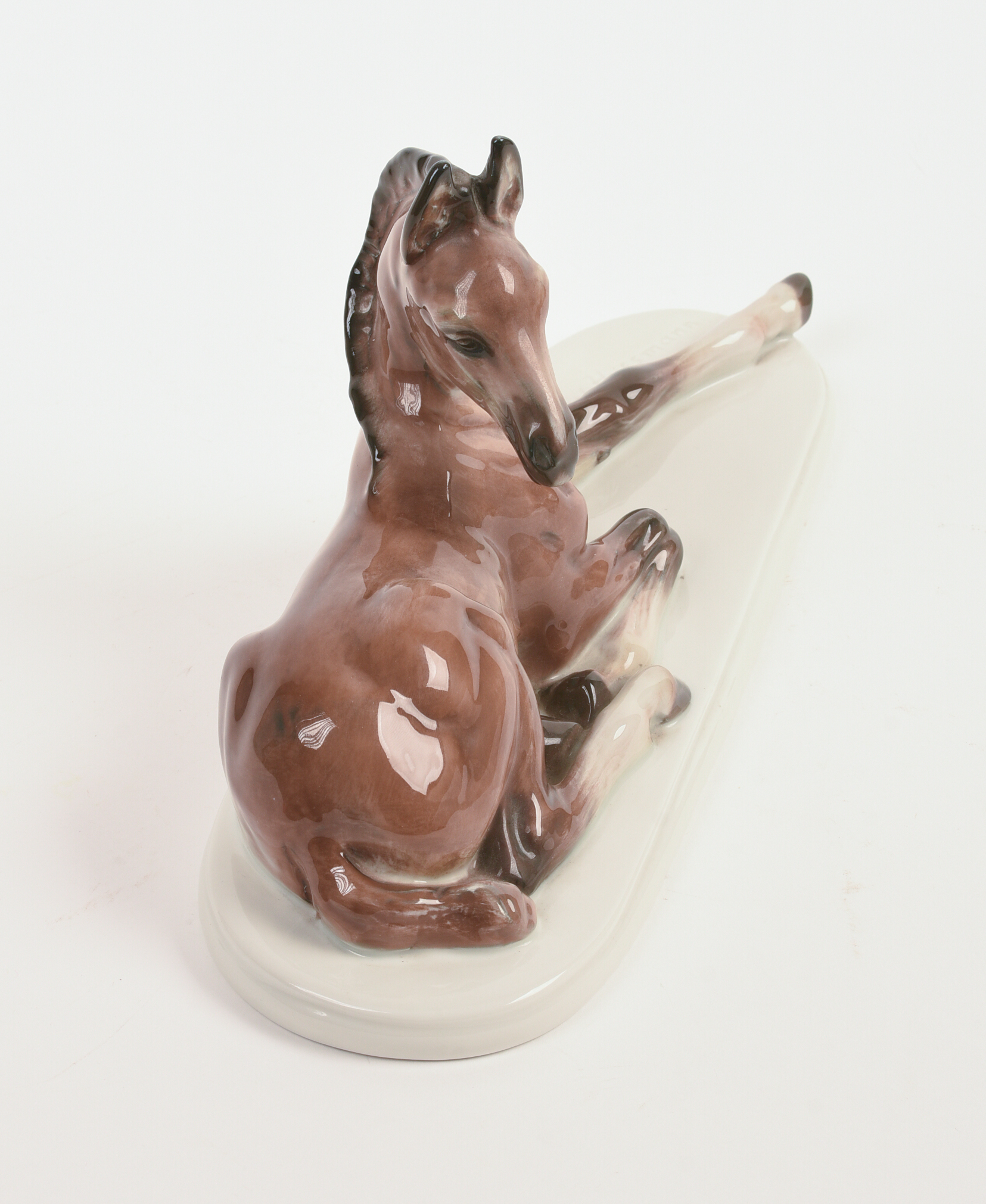 Albert Hussman For Rosenthal Reclining Foal Figurine.