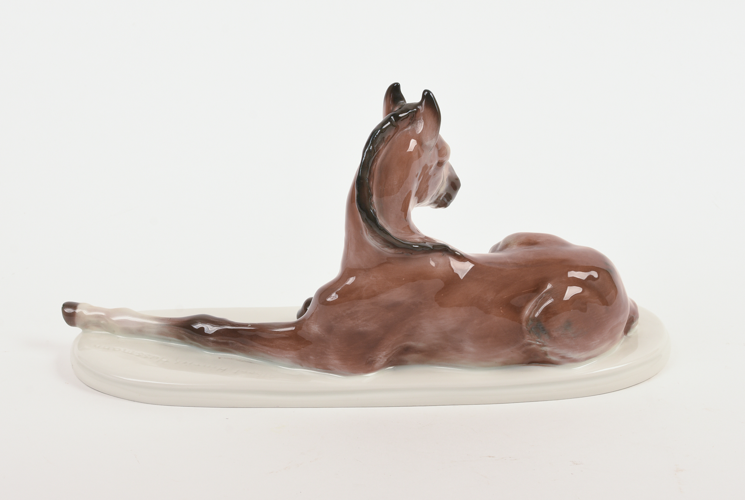 Albert Hussman For Rosenthal Reclining Foal Figurine.