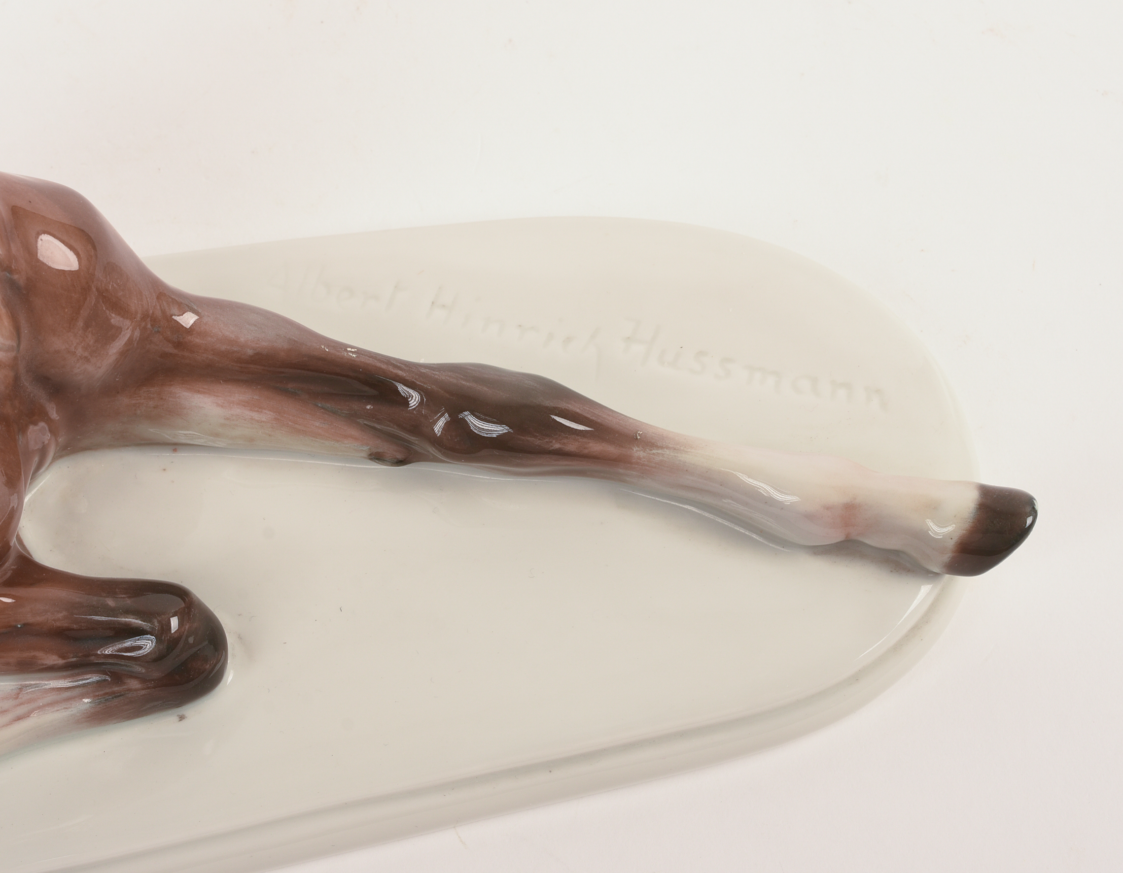 Albert Hussman For Rosenthal Reclining Foal Figurine.