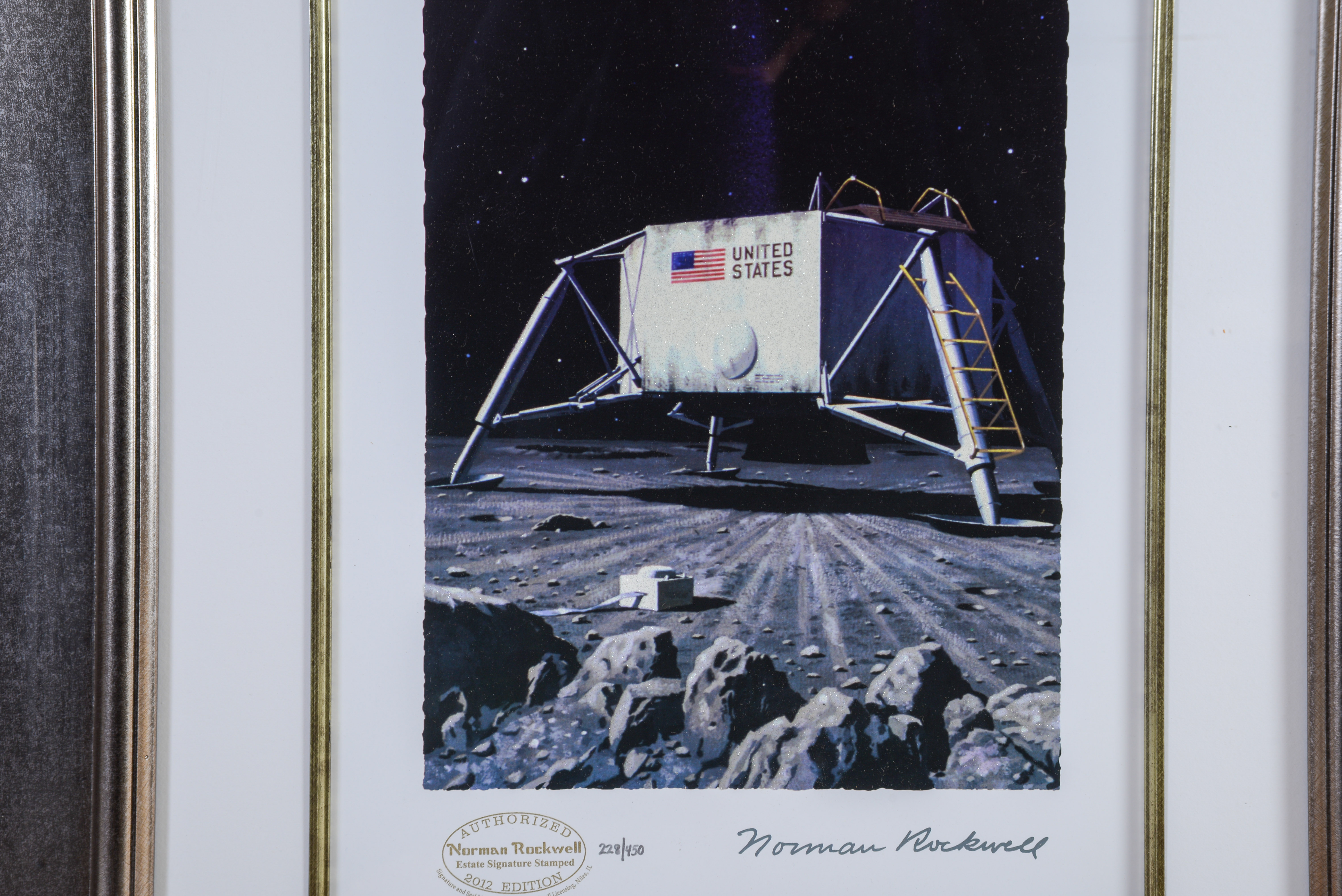 NORMAN ROCKWELL. LIFTOFF FROM THE MOON, 2012.