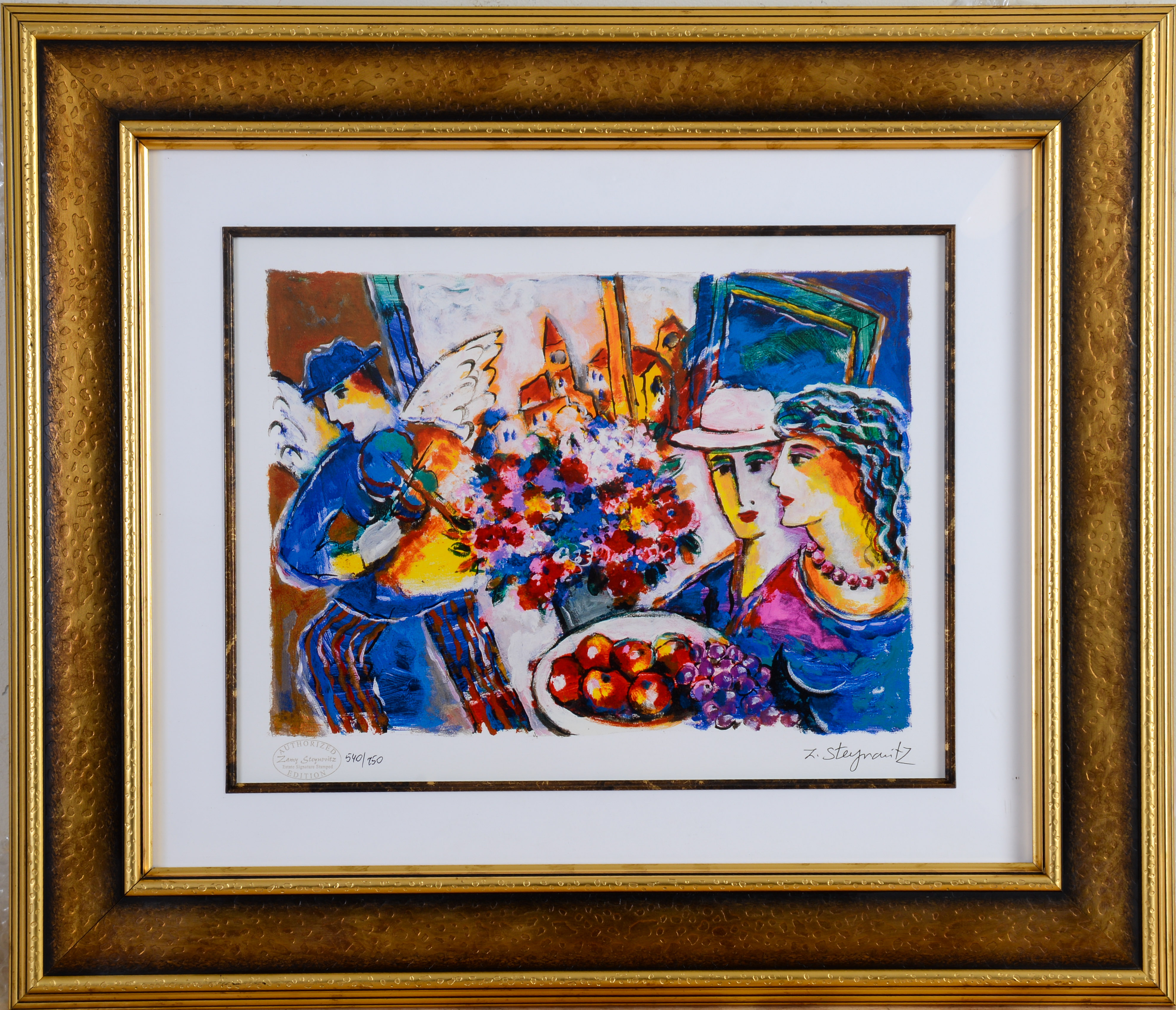 ZAMY STEYNOVITZ. WINGED VIOLINIST, 2005.