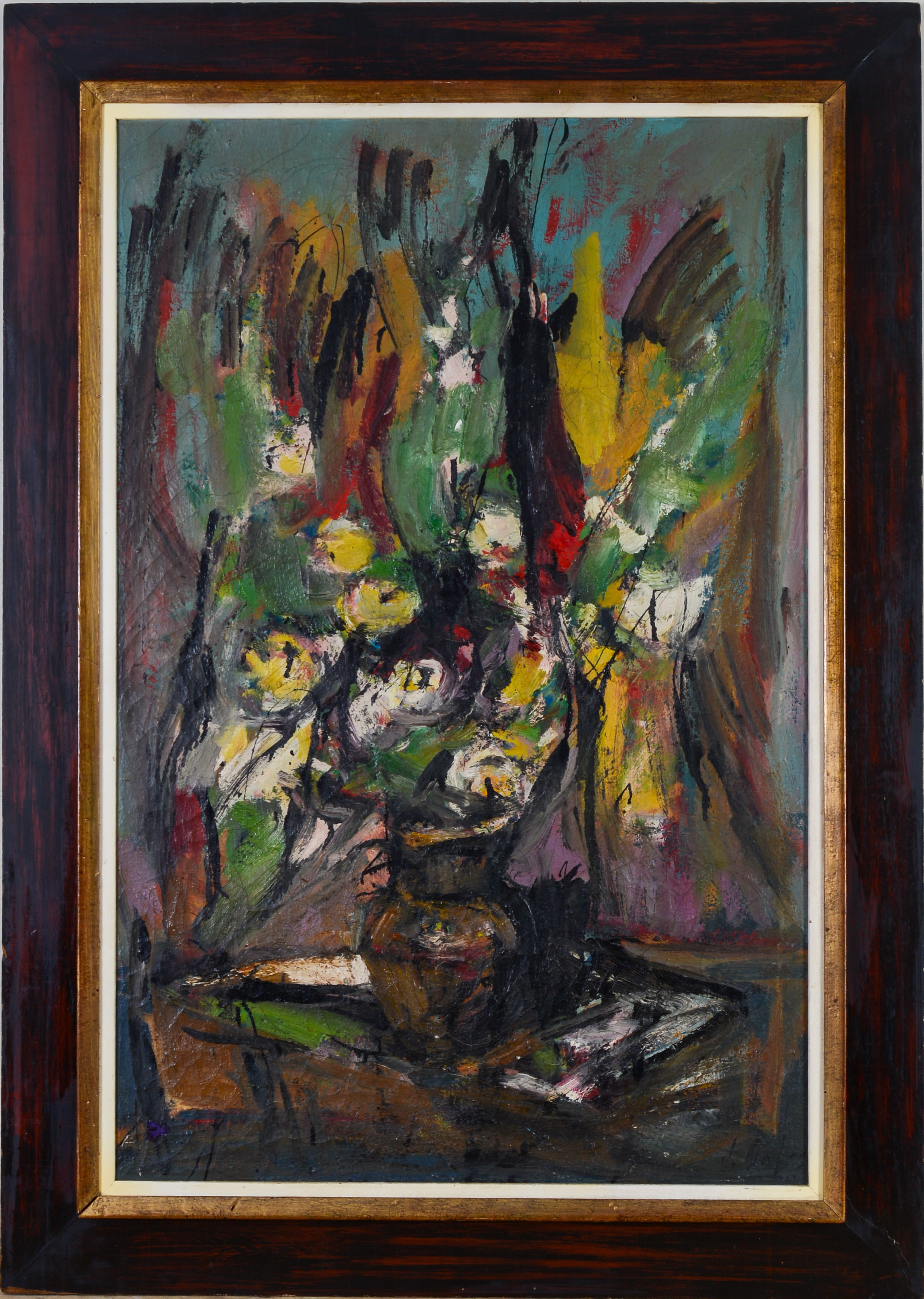 JAIME OATES (1912-2005). FLOWERS IN VASE.