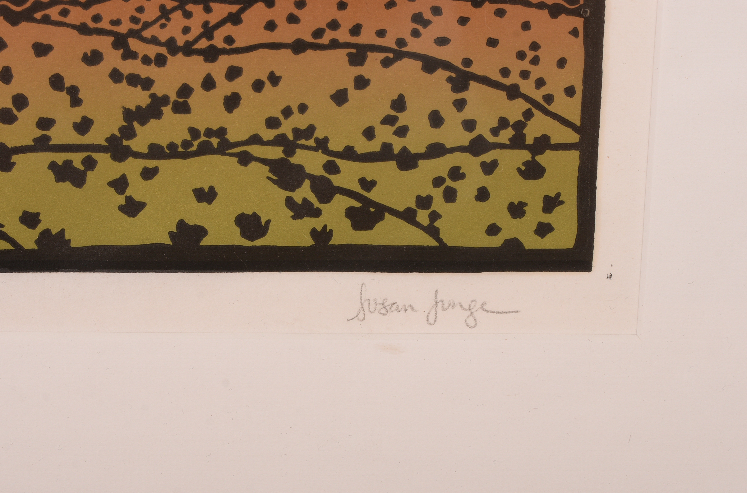SUSAN JUNGE (1948-2015). NEW MEXICO LANDSCAPE.