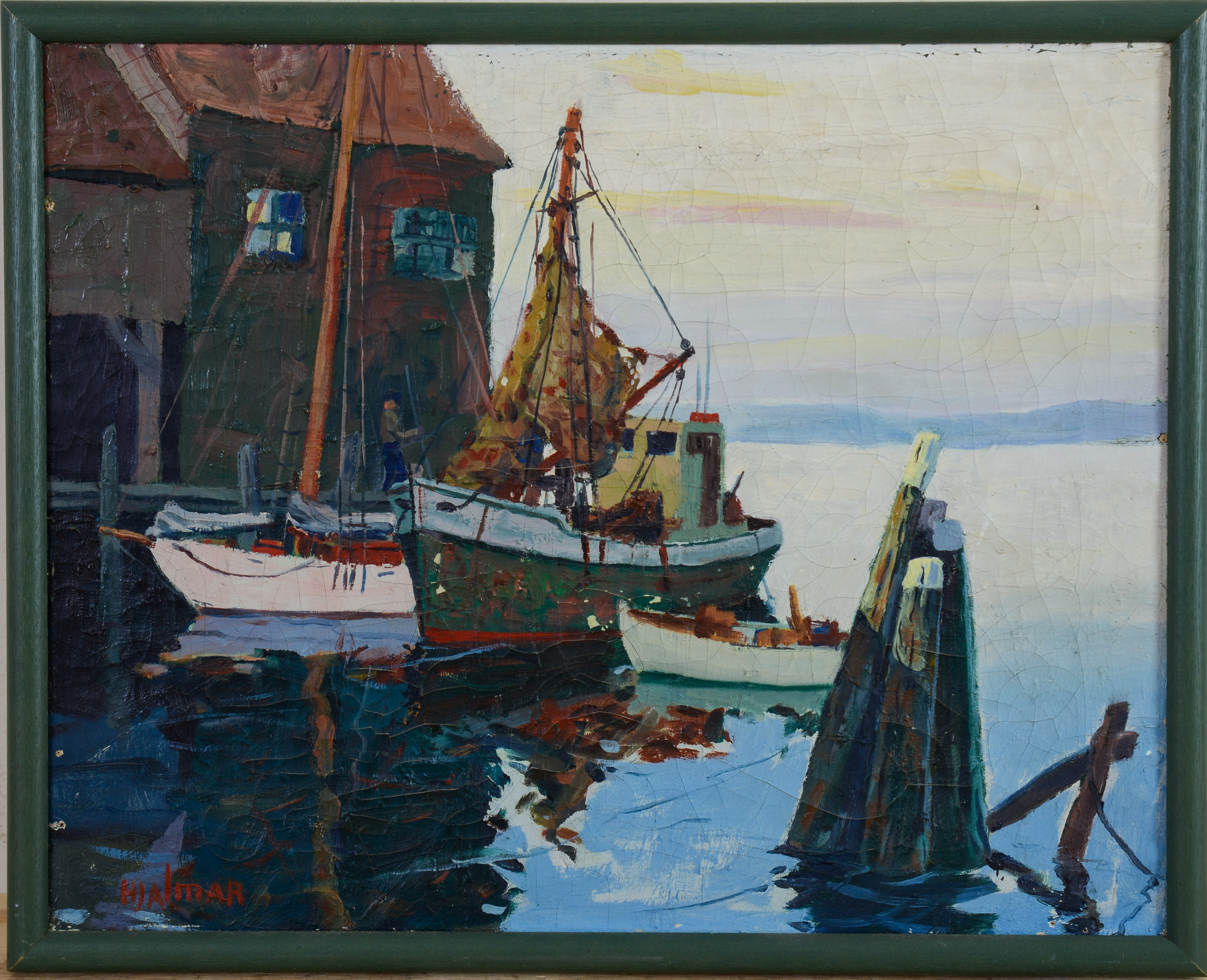 C HJALMAR CAPPY AMUNDSEN (1911-2001). GLOUCESTER WHARF.
