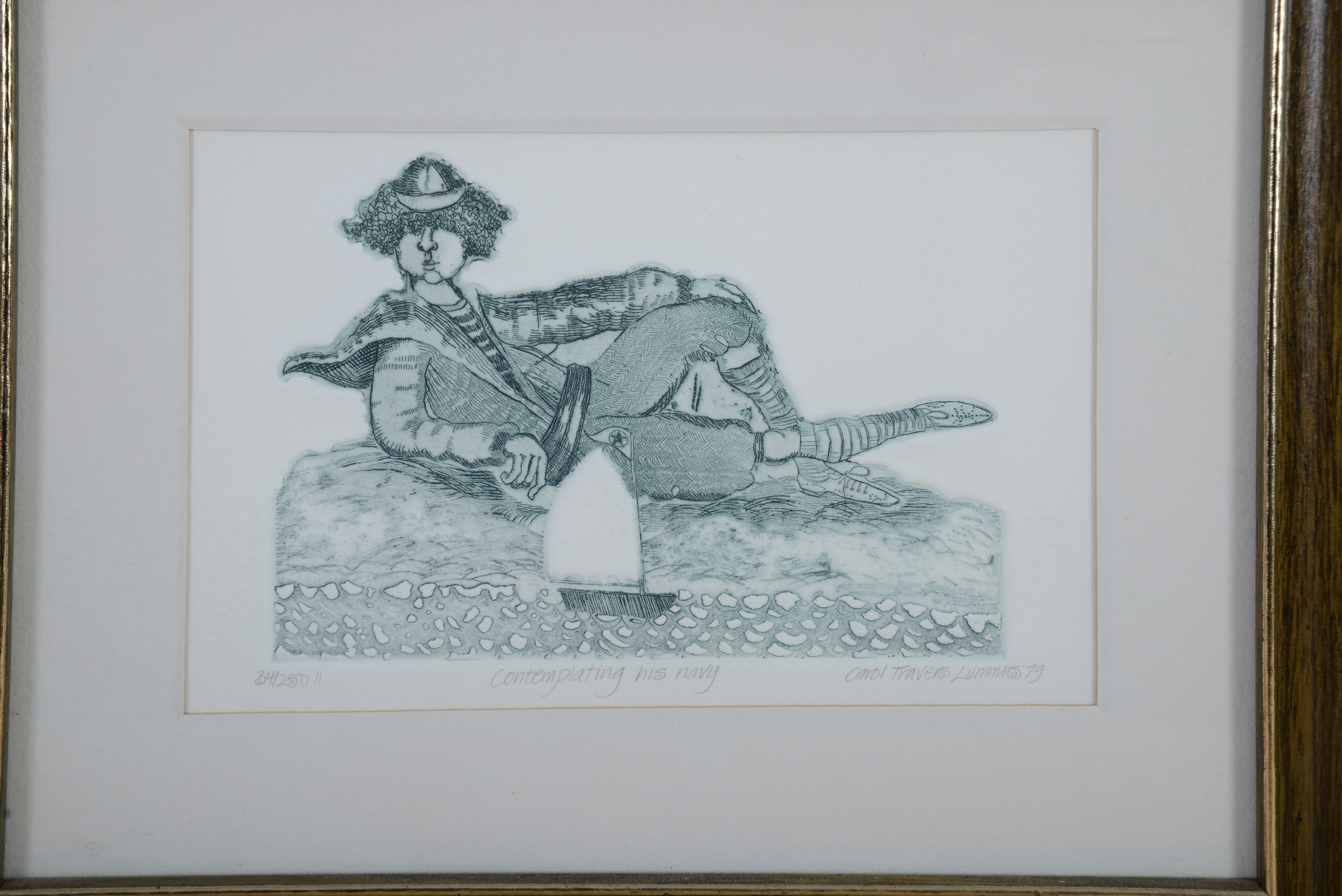 CAROL LUMMUS. TWO PRINTS.