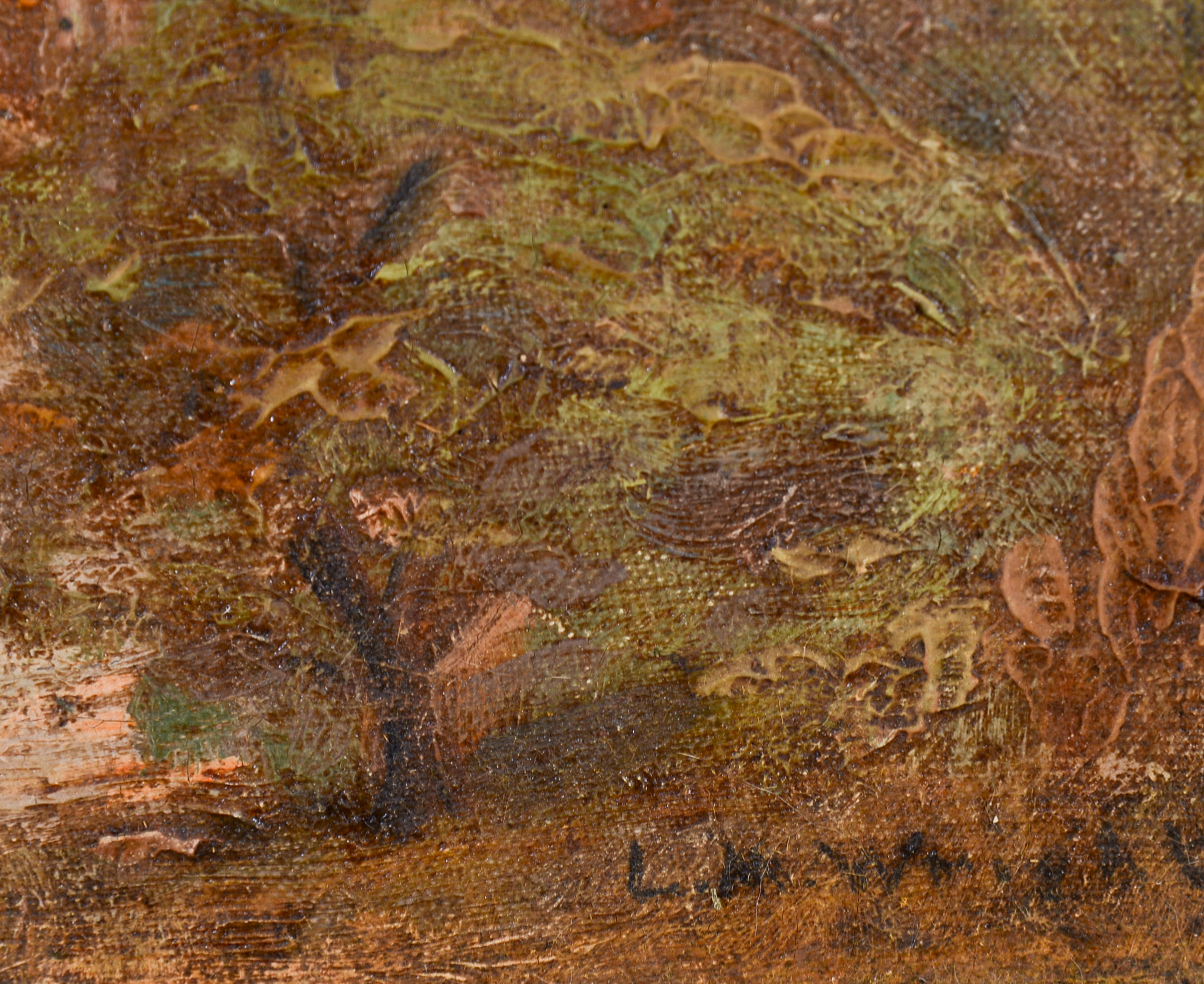 MID CENTURY TONALIST LANDSCAPE.