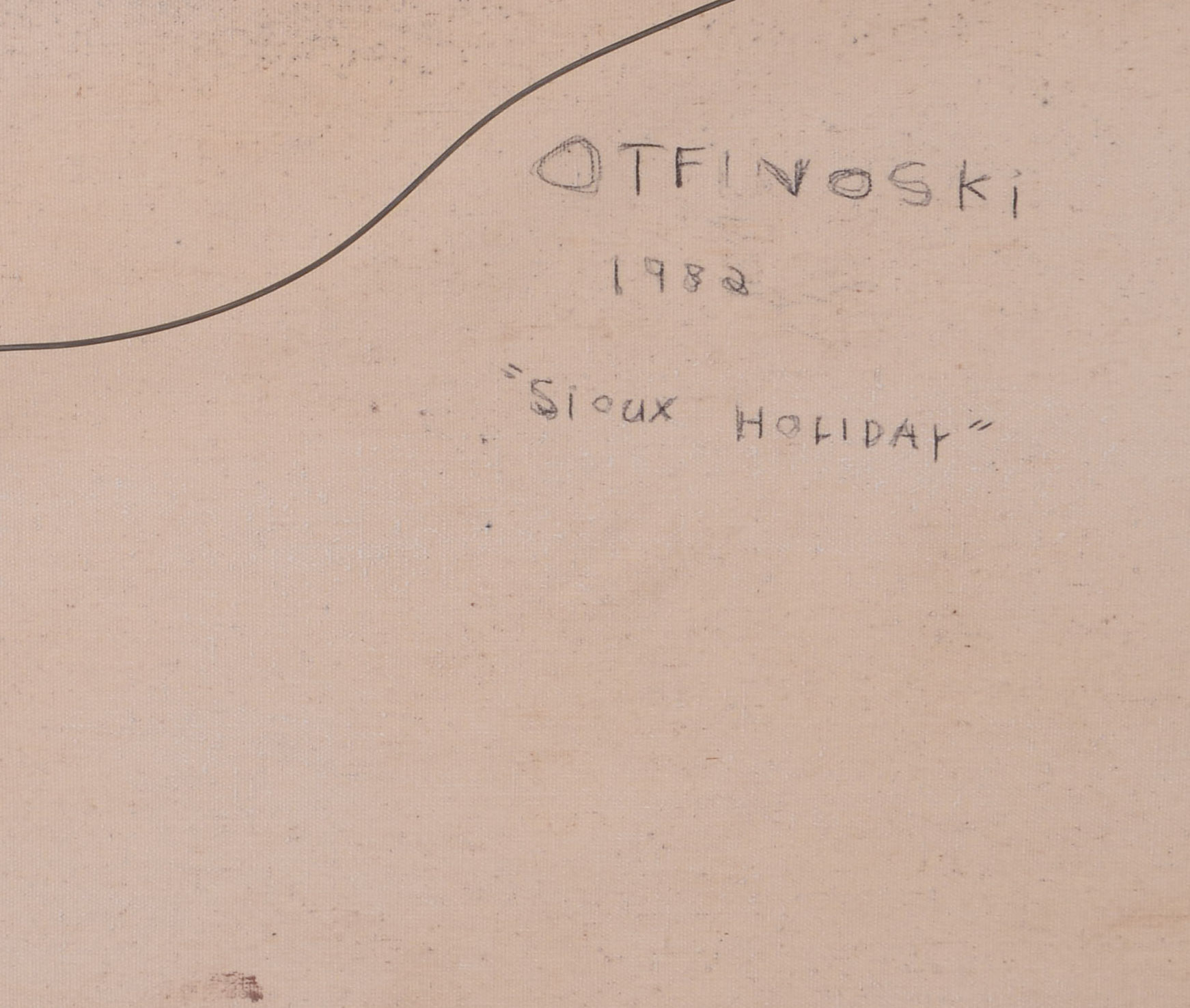 PETER OTFINOSKI. SIOUX HOLIDAY.