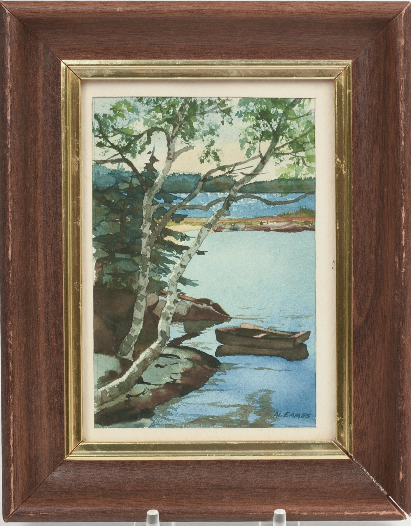 ALBERT MELVIN EAMES (1906-2010). MAINE COASTAL SCENE.
