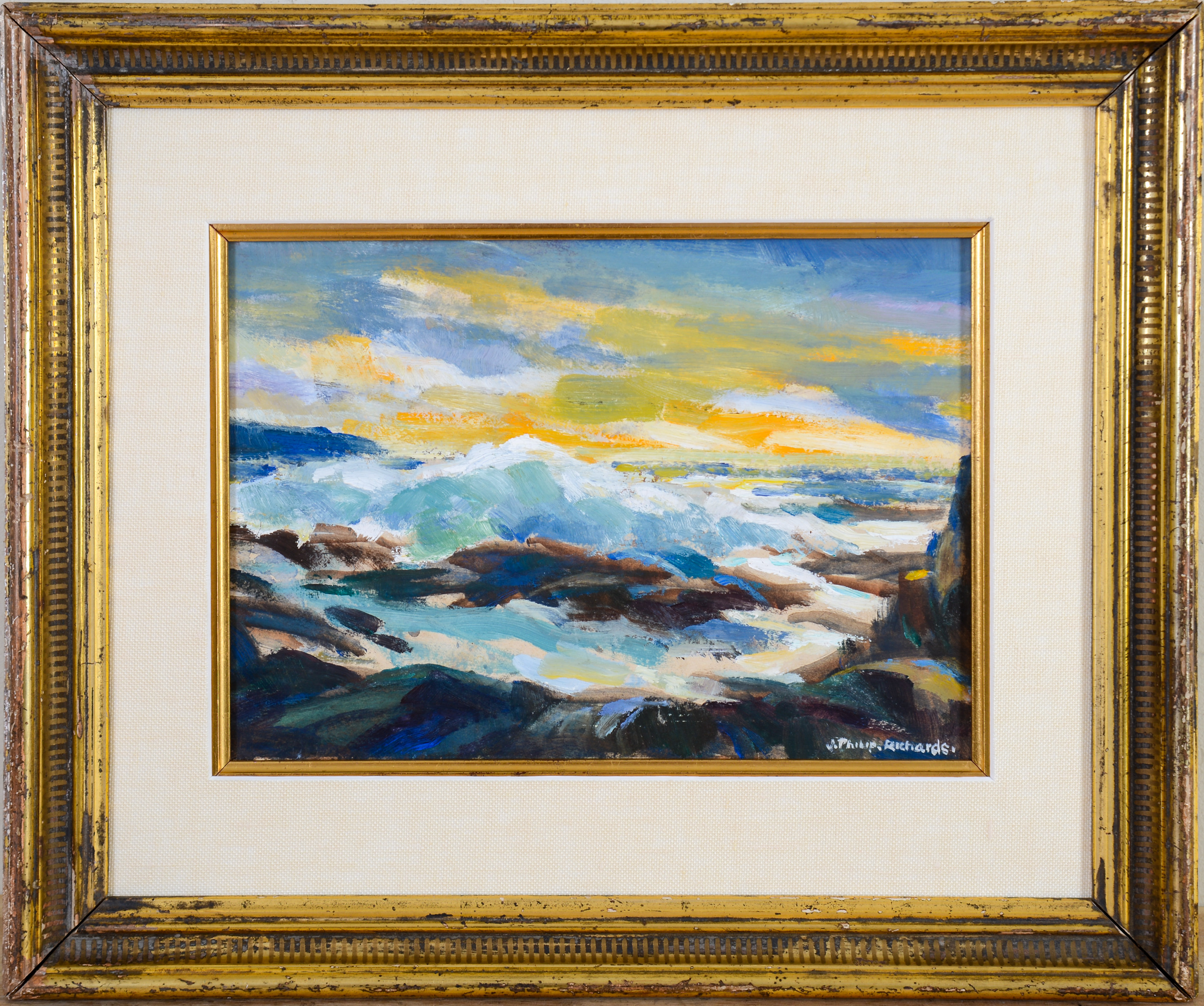 J. PHILLIP RICHARDS (1906-1991). KENNEBUNK SEASCAPE.