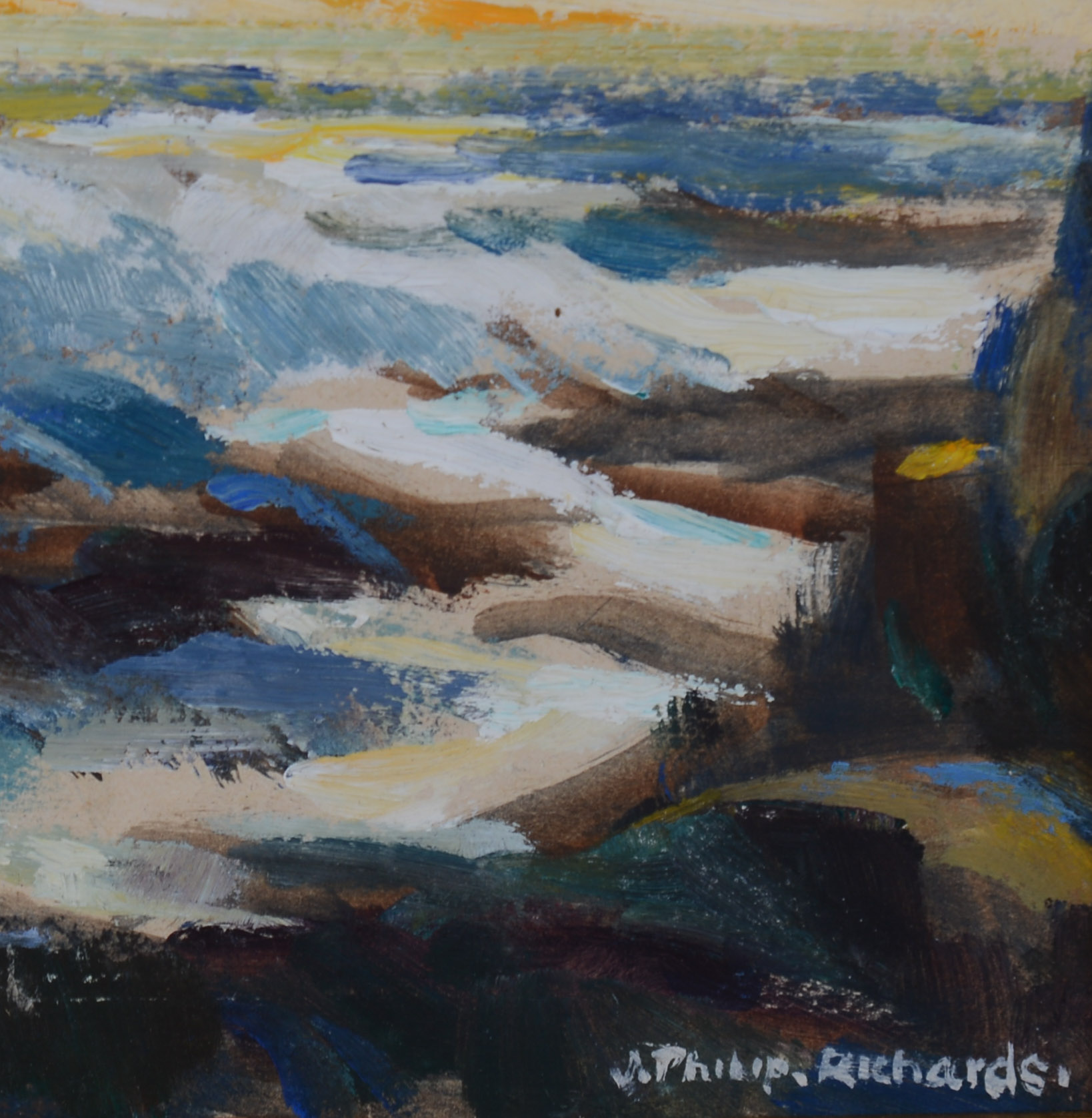 J. PHILLIP RICHARDS (1906-1991). KENNEBUNK SEASCAPE.