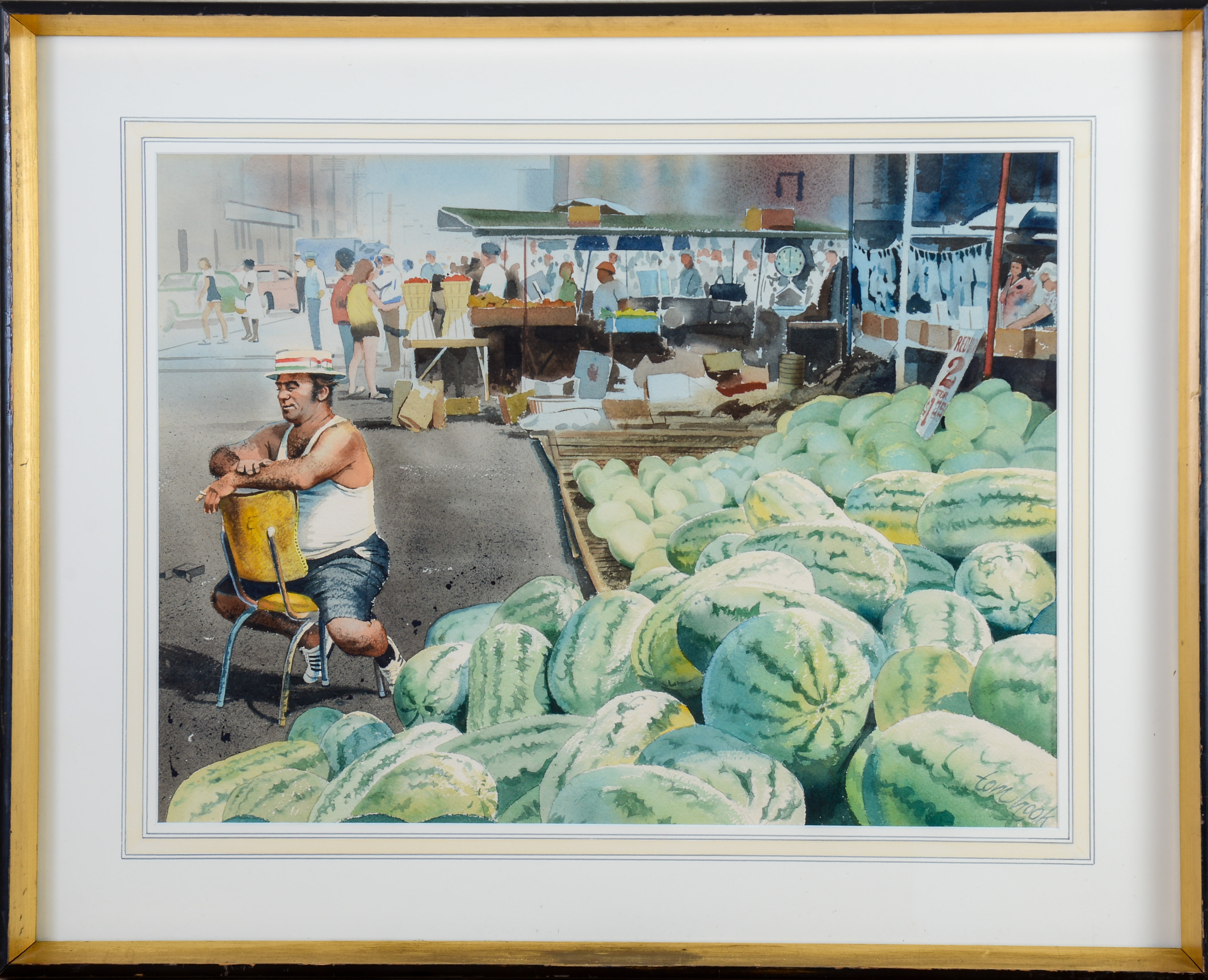 TOM HOOK. THE WATERMELON SELLER.
