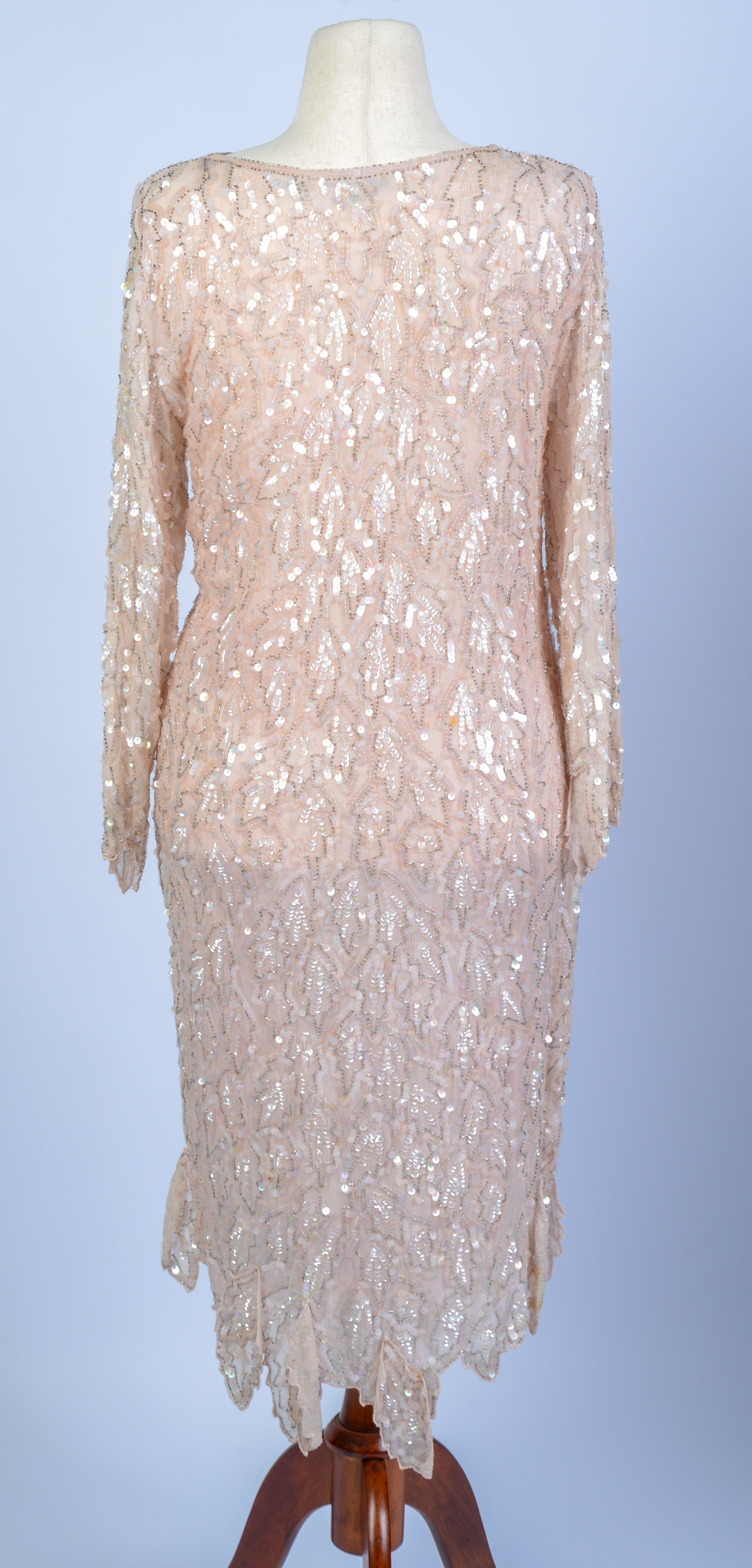 VINTAGE SEQUIN DRESS.