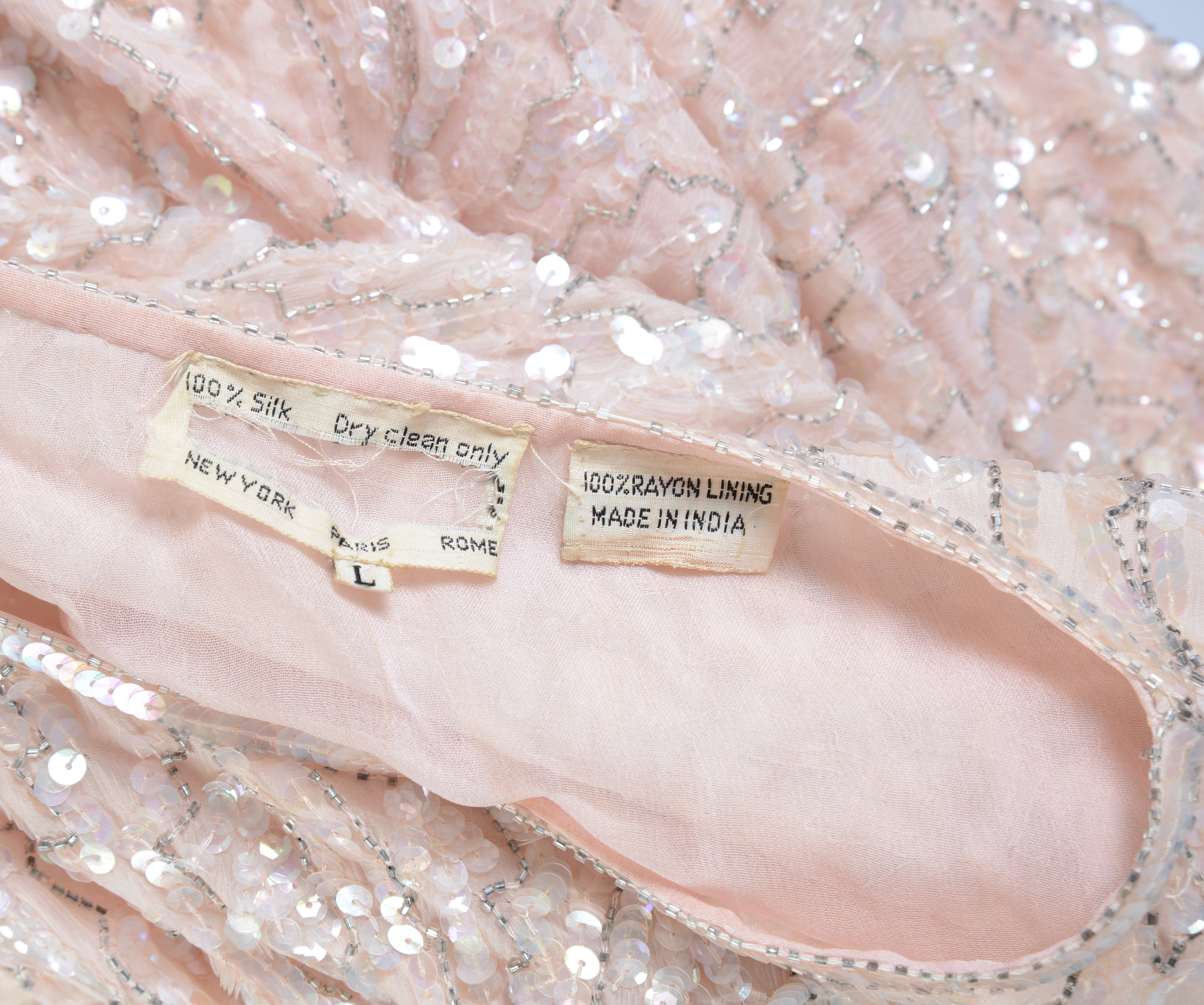 VINTAGE SEQUIN DRESS.