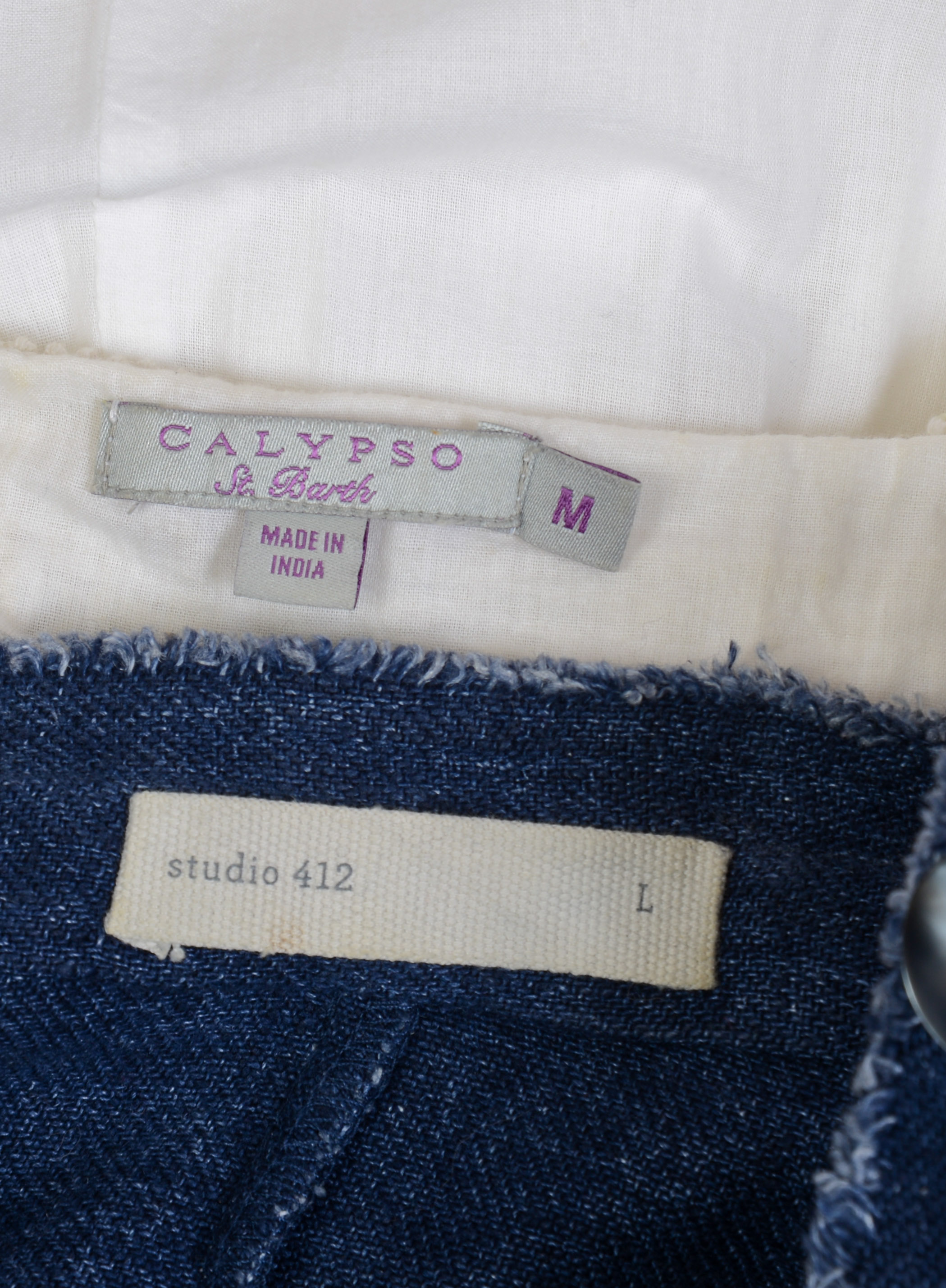 TWO DRESSES: STUDIO 412, L, AND CALYPSO, M.
