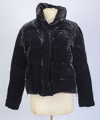 LEWIT VELOUR CROP JACKET, SIZE M. New with tags, retail price $599.